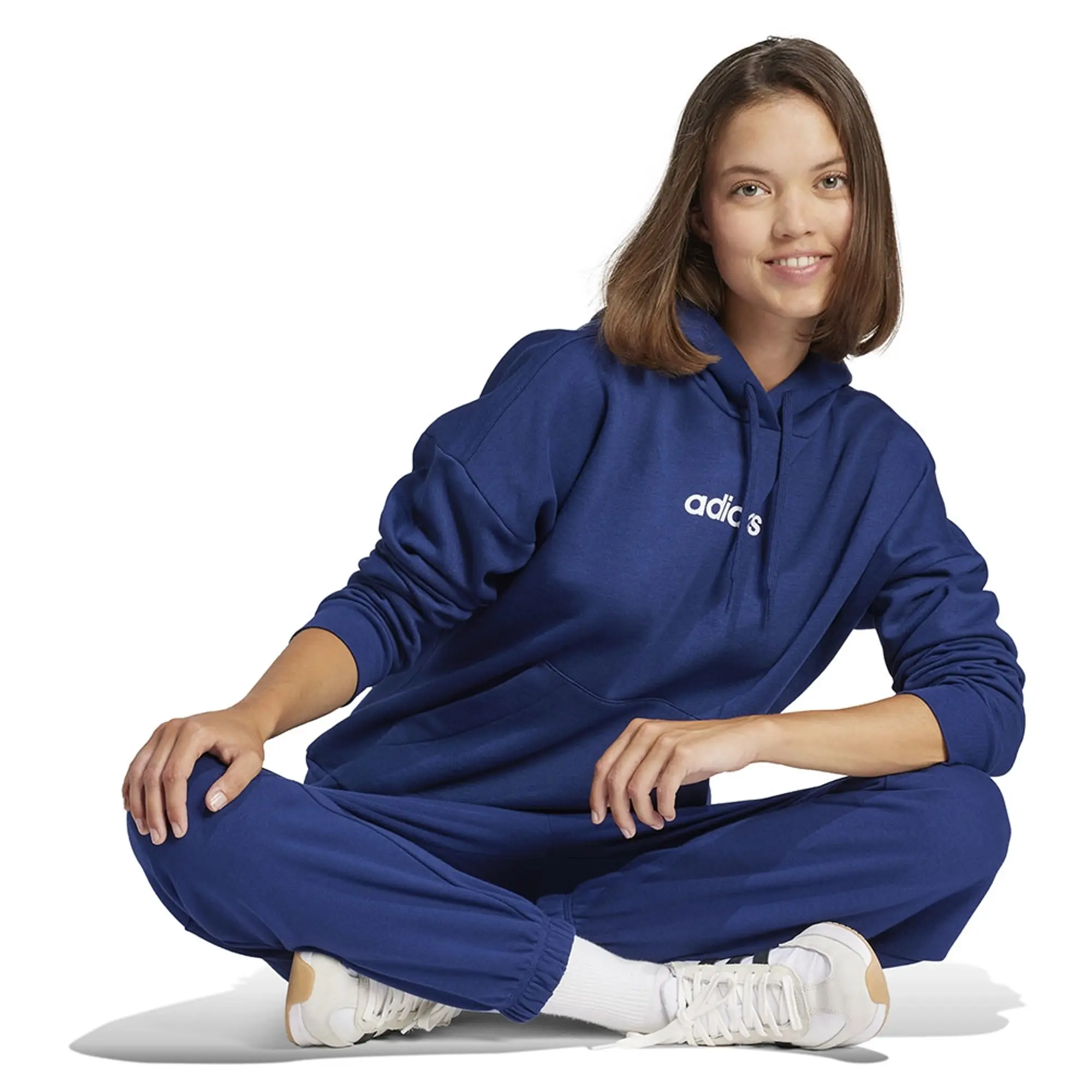 Adidas Essentials Linear Fleece Hoodie
