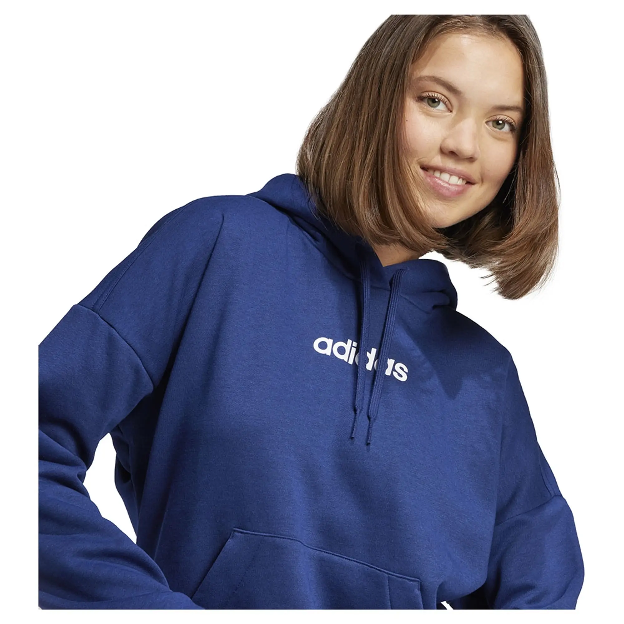 Adidas Essentials Linear Fleece Hoodie