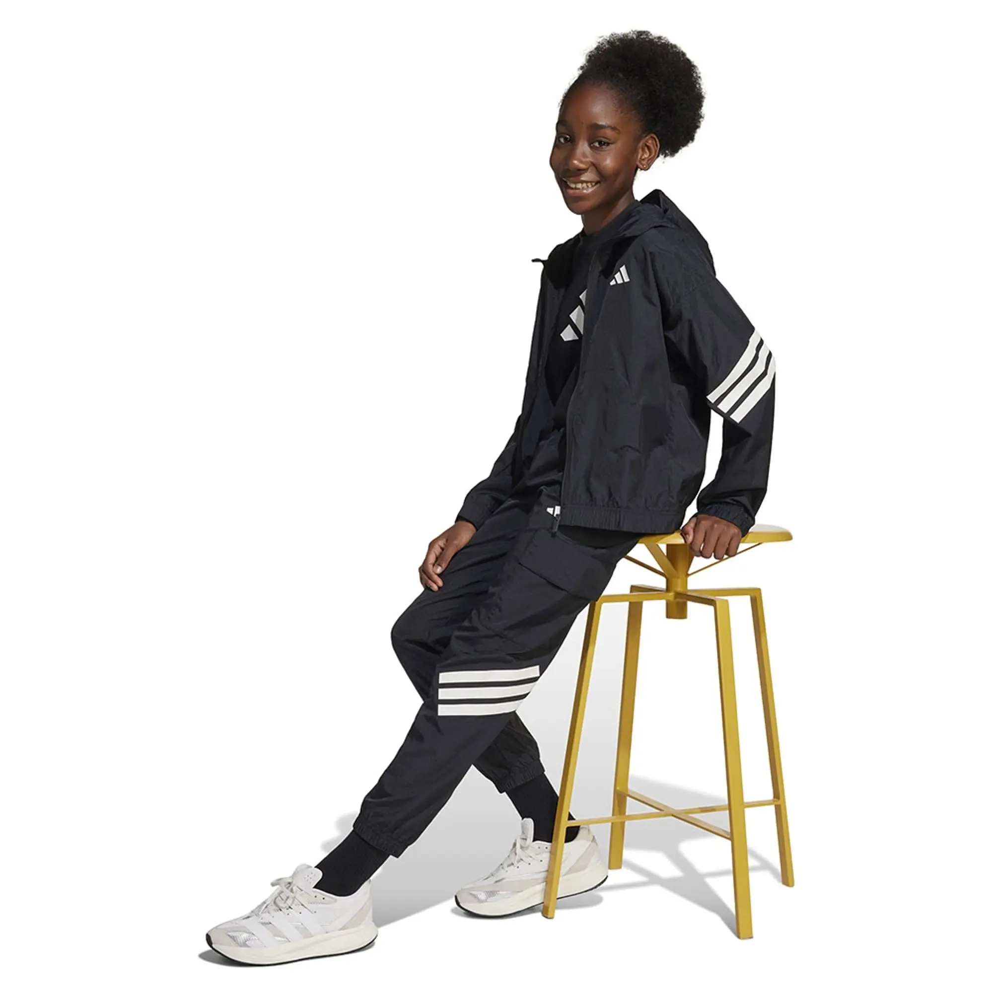 Adidas Future Icons 3 Stripes Woven Full Zip Sweatshirt