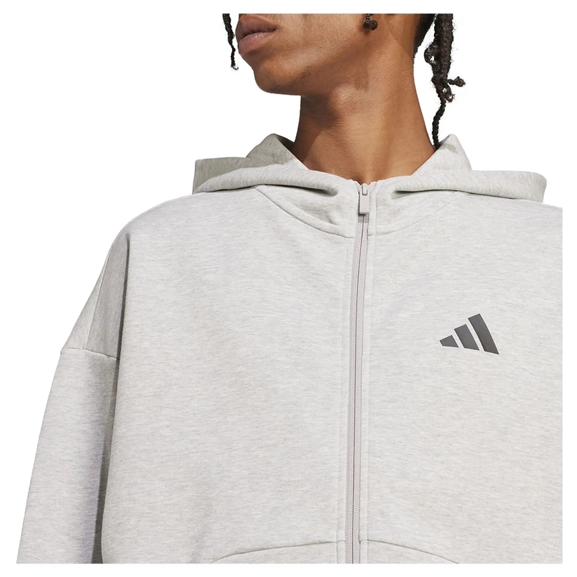 Adidas Future Icons Small Logo Full Zip Sweatshirt