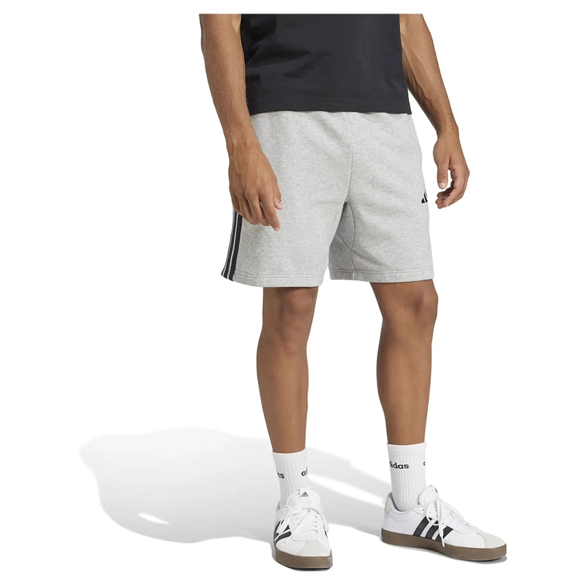 Adidas Essential 3 Stripes French Terry Shorts