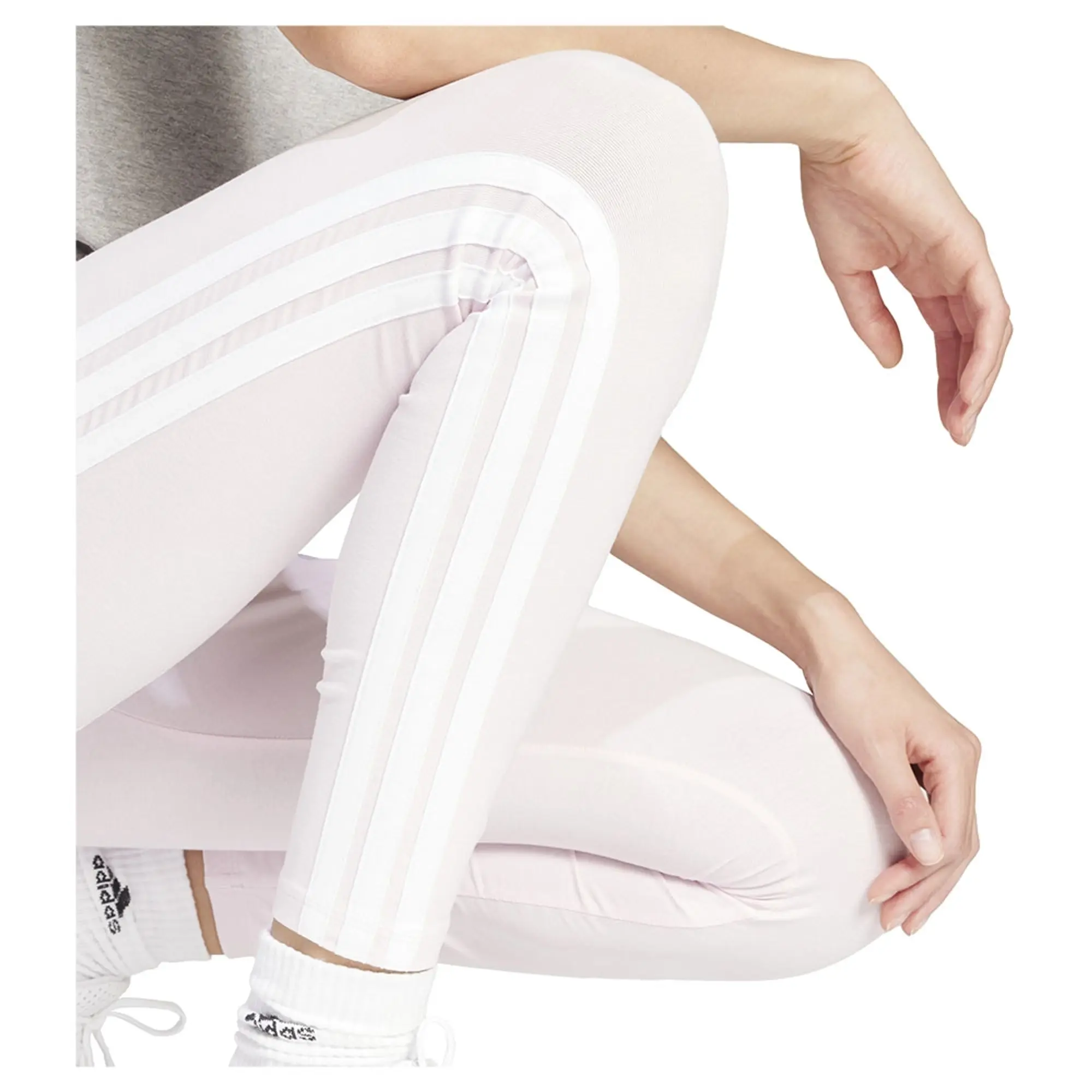 Adidas Essentials 3 Stripes Cotton Leggings