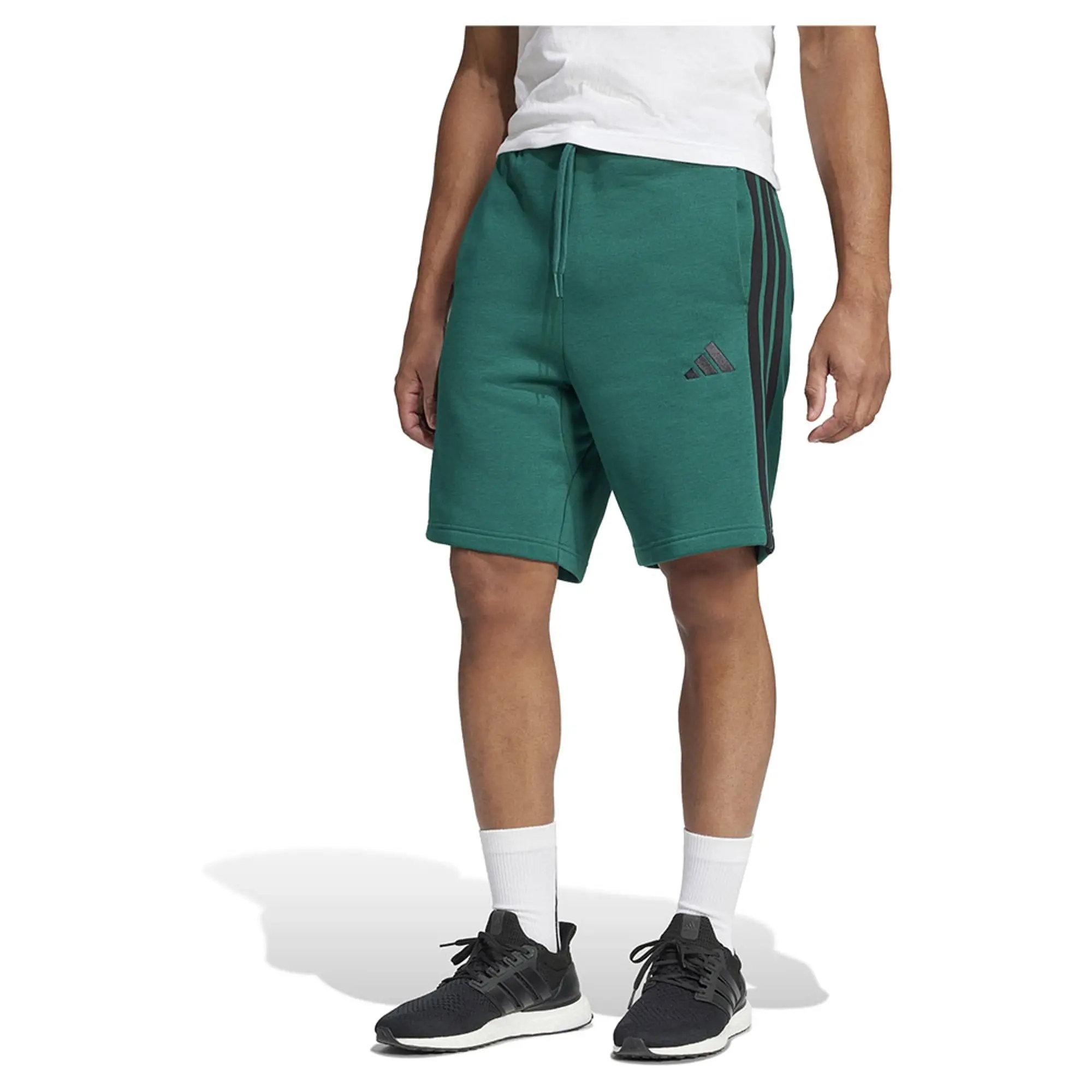 Adidas Essentials 3 Stripes Fleece Shorts