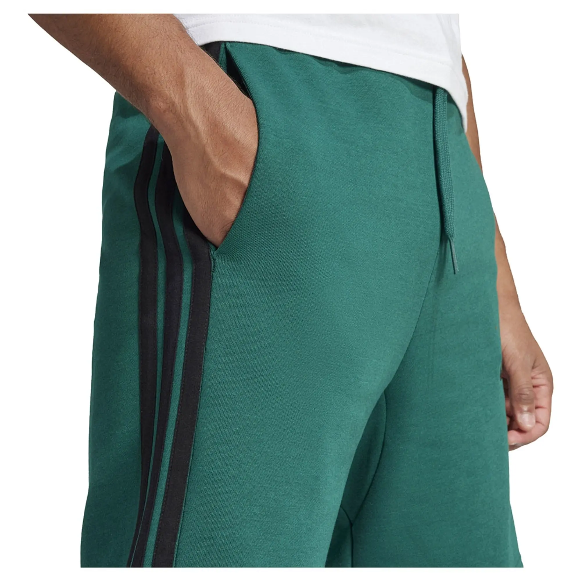 Adidas Essentials 3 Stripes Fleece Shorts