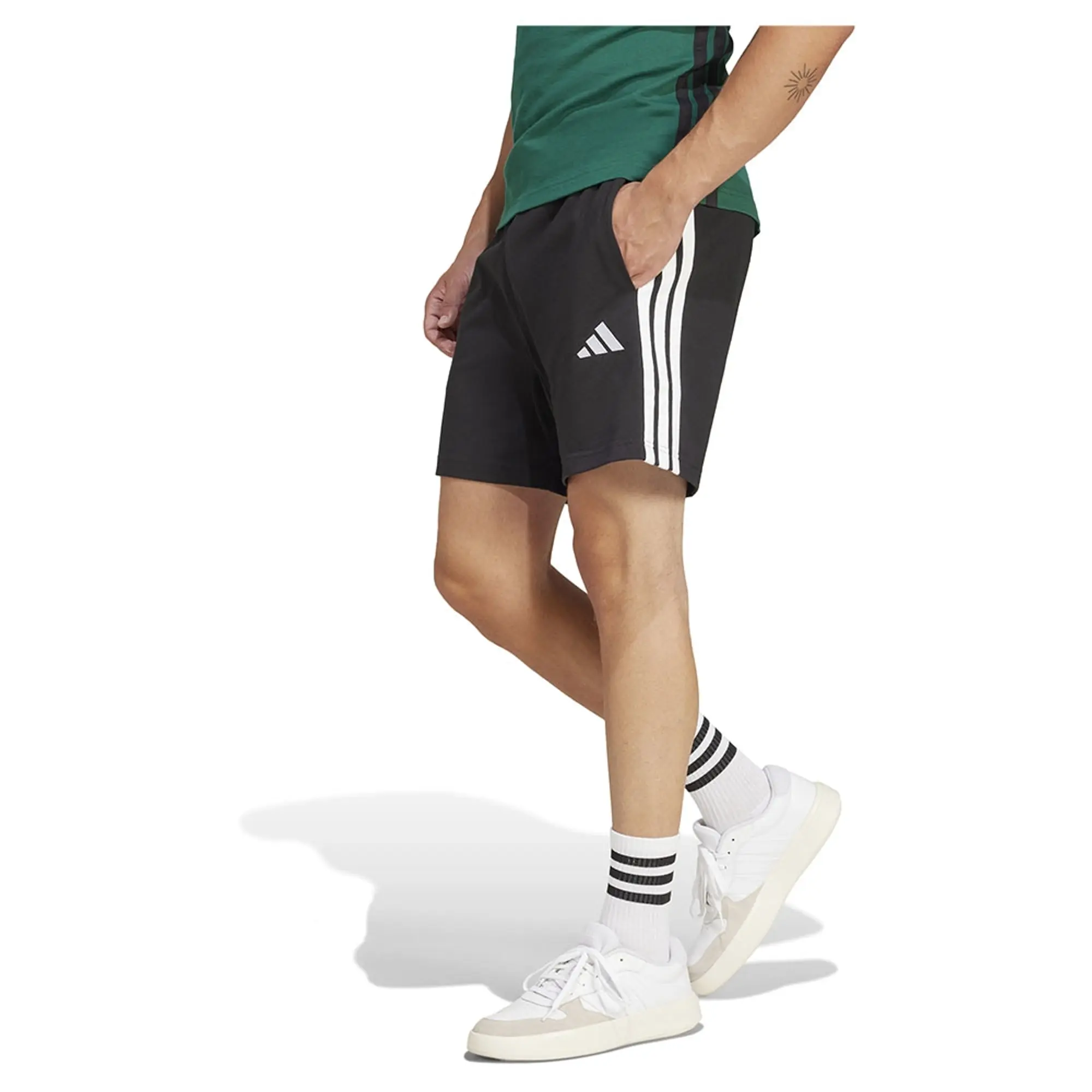 Adidas Essentials 3 Stripes Single Jersey 7 Shorts