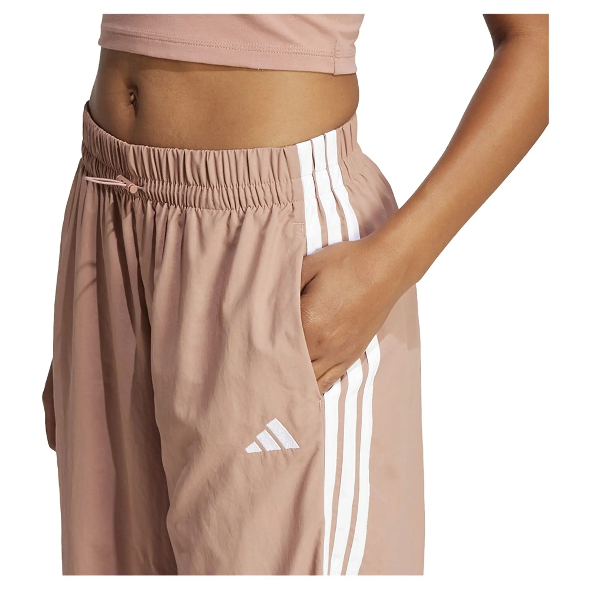Adidas Essentials 3 Stripes Lifestyle Woven Parachute Pants