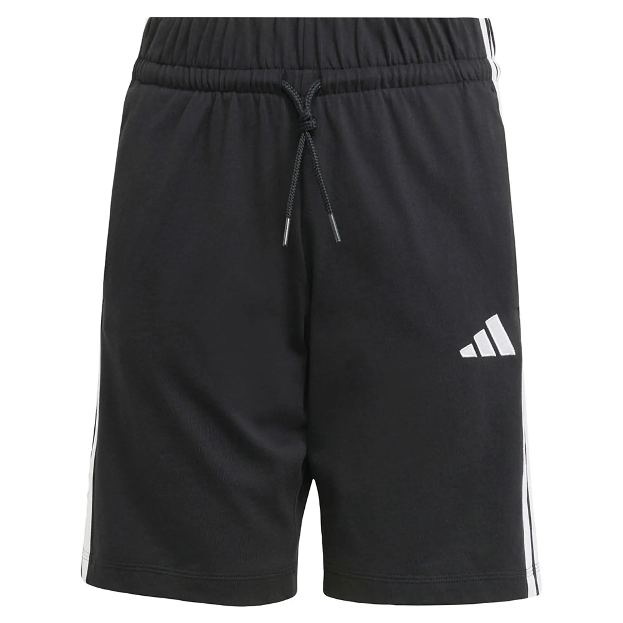 adidas Kids' 3 Bar Shorts, Black/White