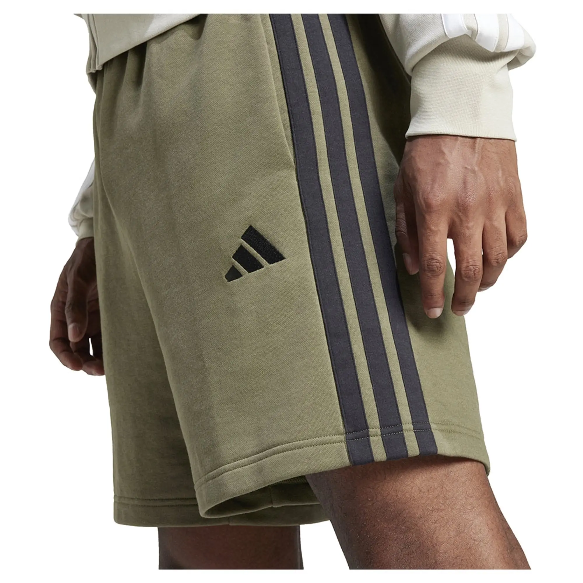 Adidas Essential 3 Stripes French Terry Shorts