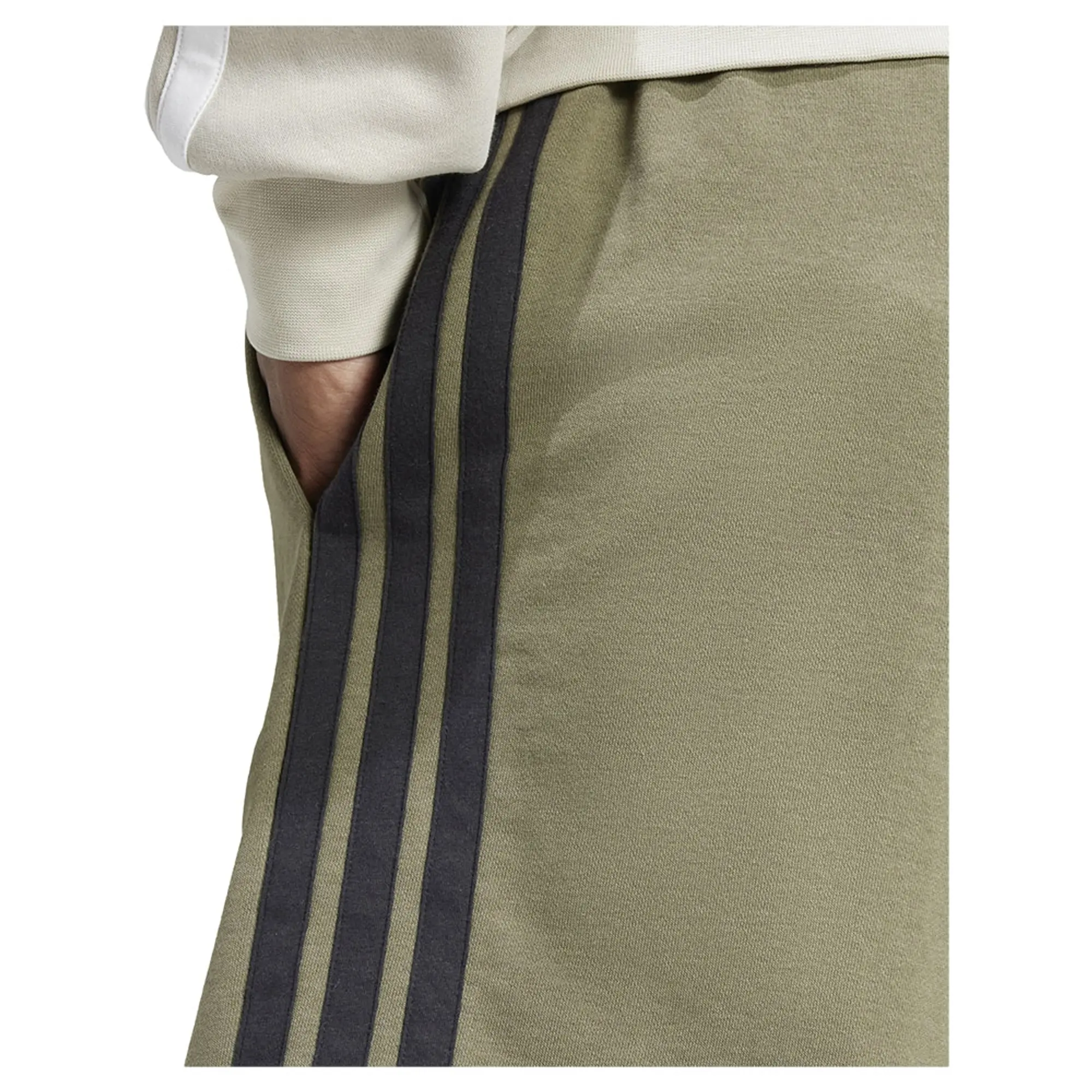 Adidas Essential 3 Stripes French Terry Shorts