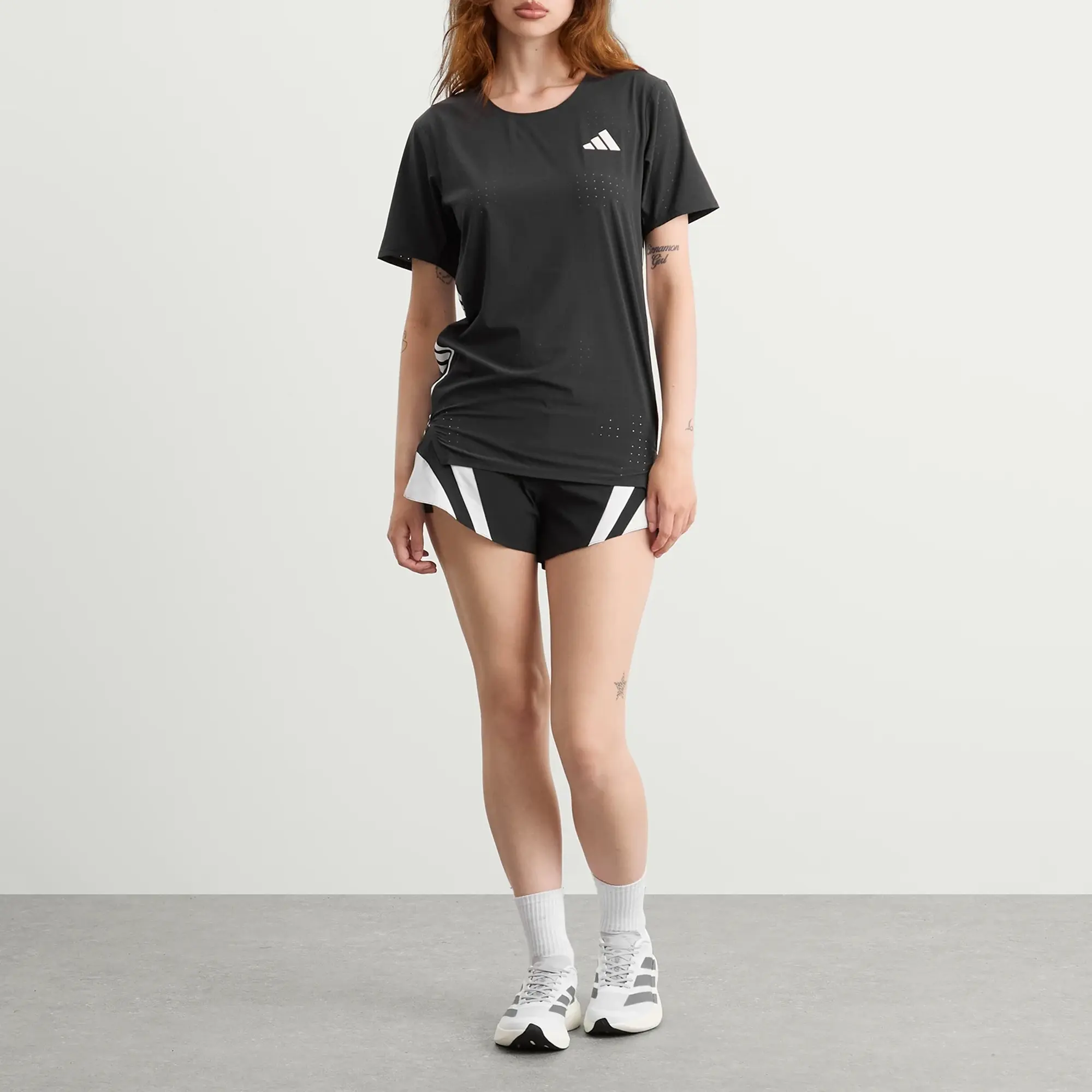 T-Shirt Adidas Adizero Running T-Shirt Black Xxl