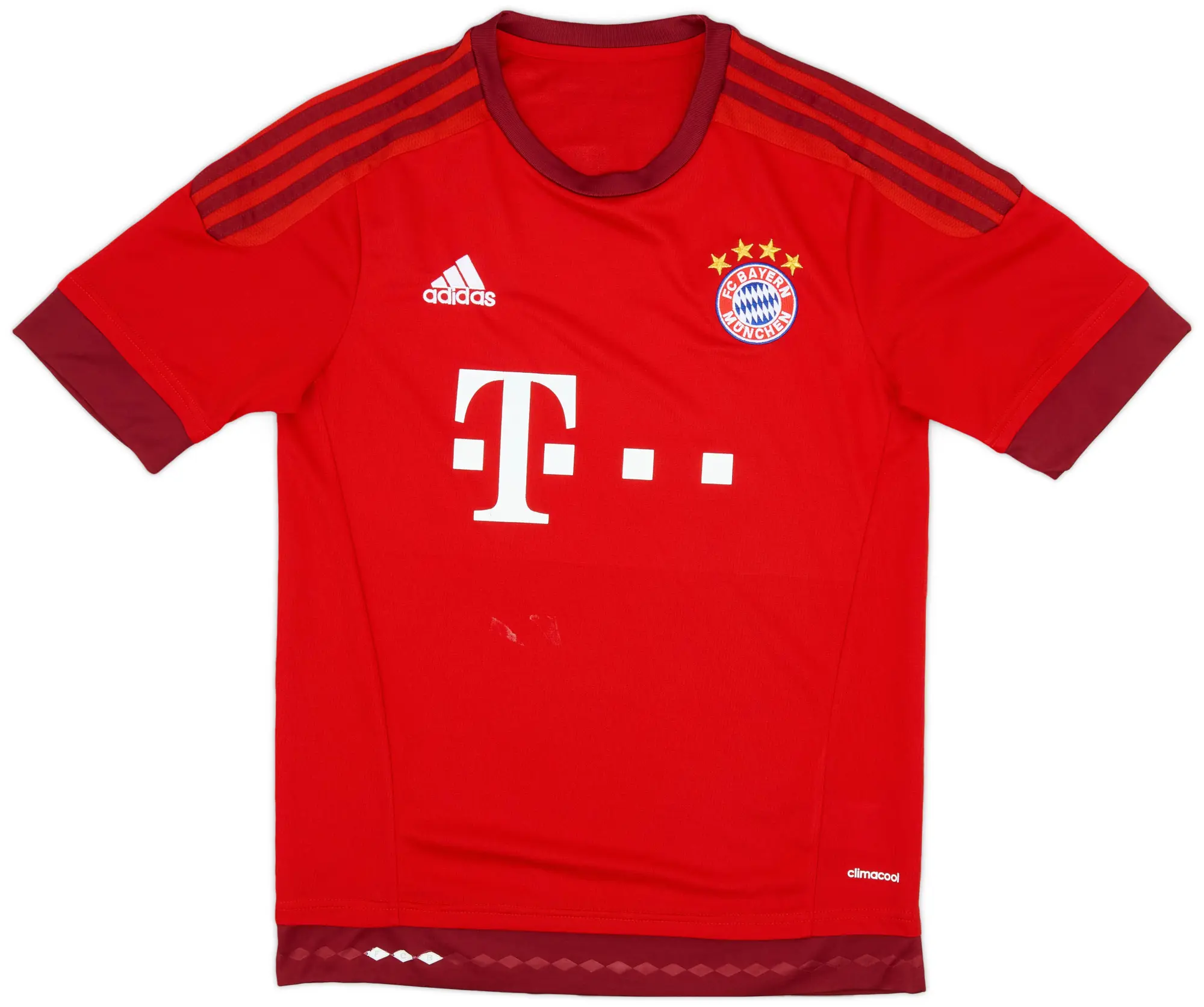adidas 2015-16 Bayern Munich Home Shirt Thiago #6 - 6/10 - (M)