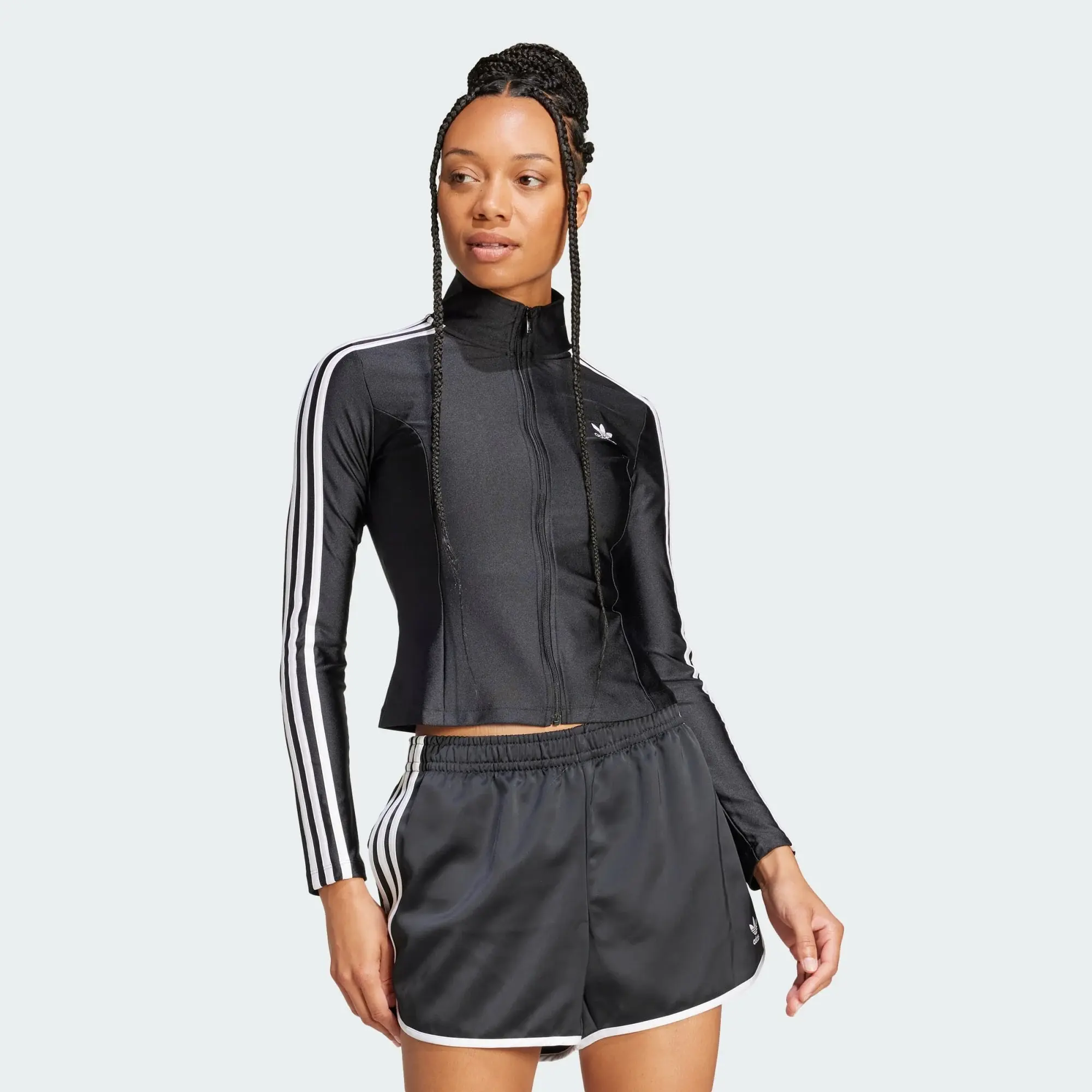 adidas Originals Women Adicolor 3 Stripes Slim Track Top