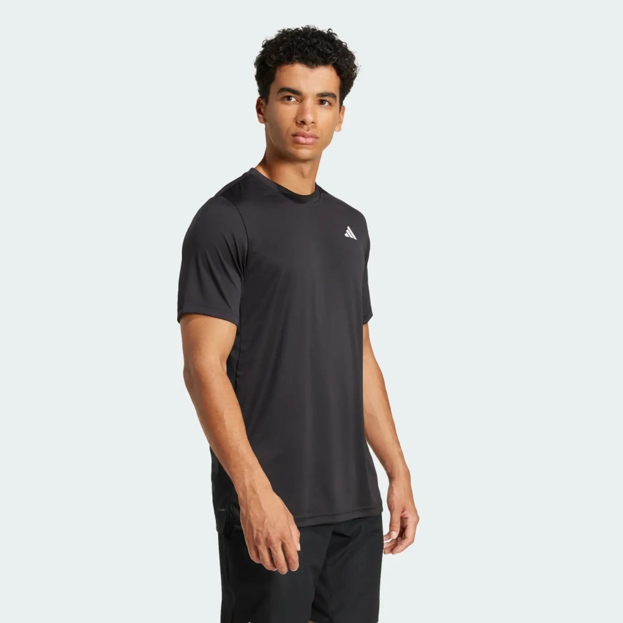 Adidas Tennis Climacool Tee In Black