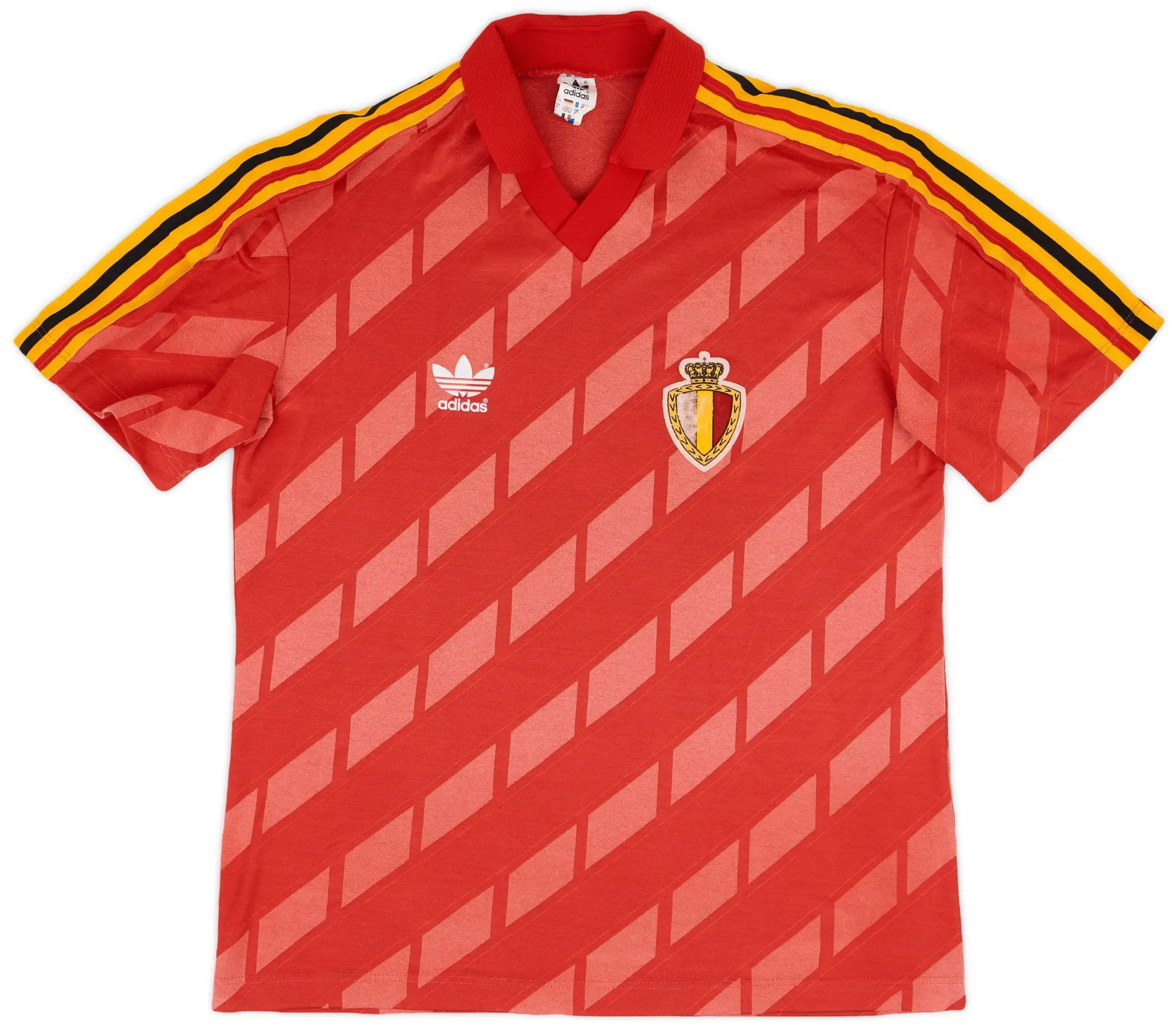 adidas 1986-90 Belgium Home Shirt - 9/10 - (M)