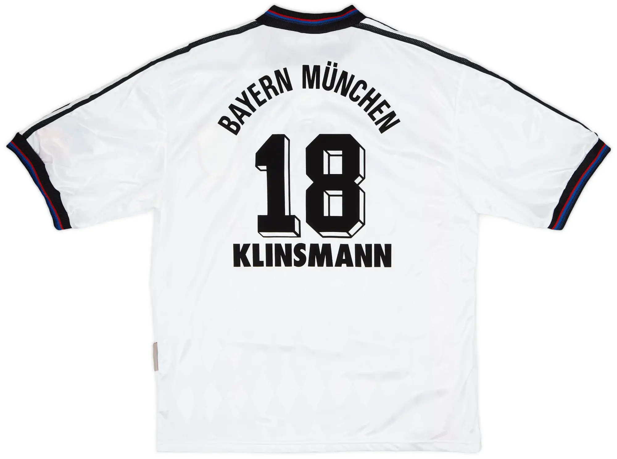 adidas 1996-98 Bayern Munich Away Shirt Klinsmann #18 (L)
