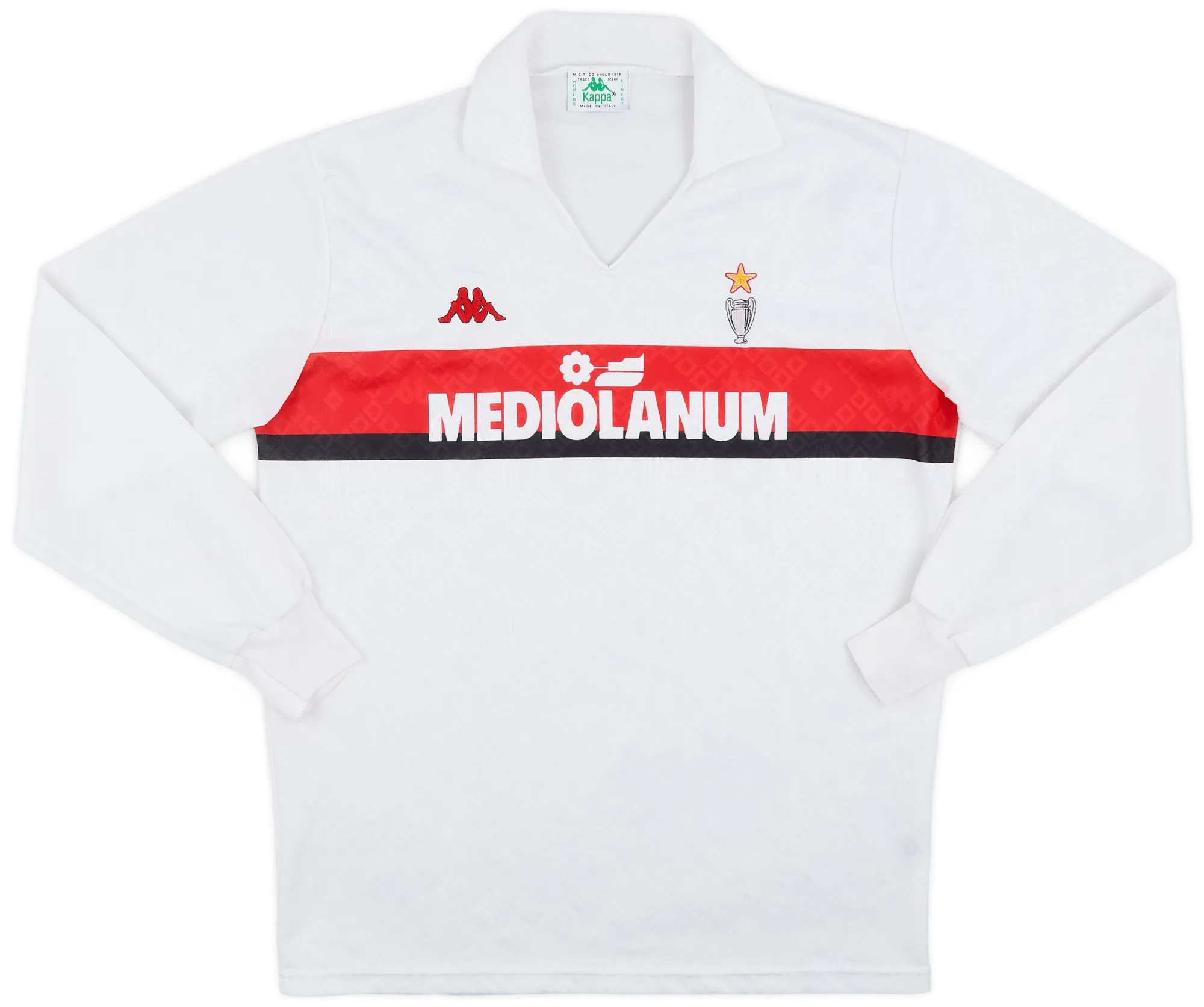 Kappa AC Milan Mens LS Away Shirt 1989/90 | ACMA8991574used