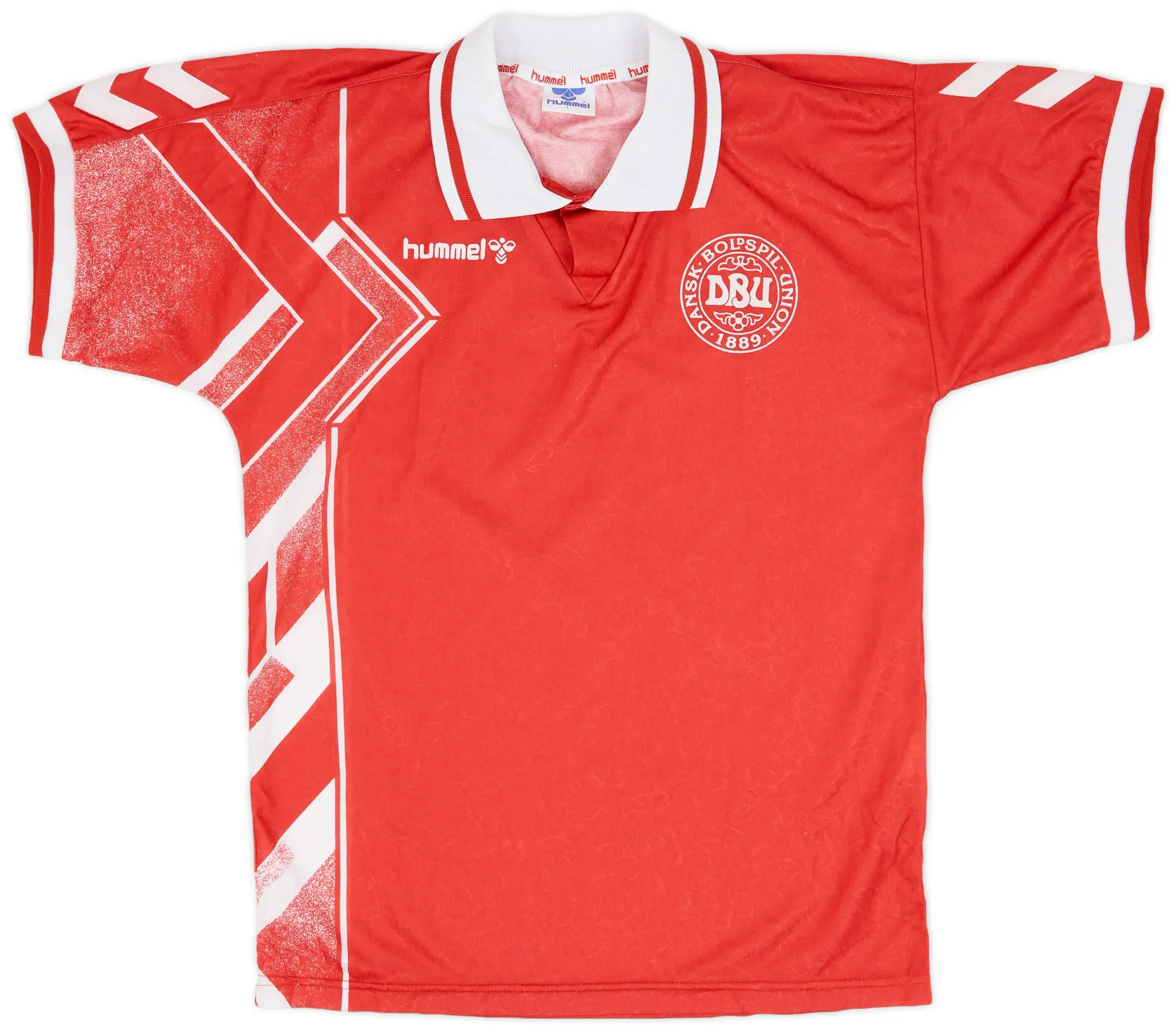 Hummel 1994-95 Denmark Home Shirt - 9/10 - (L)