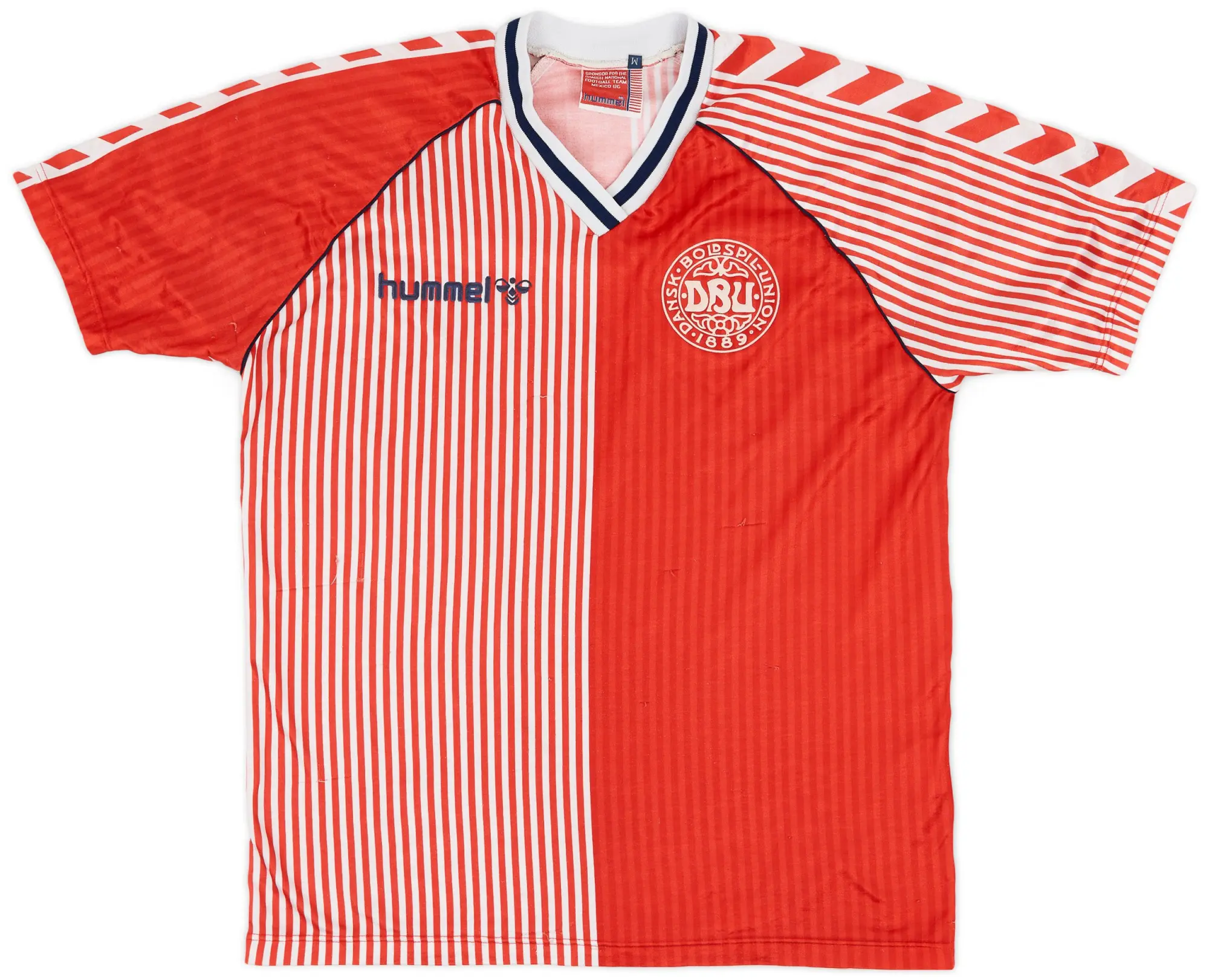 Hummel 1986 Denmark Home Shirt - 8/10 - (M)