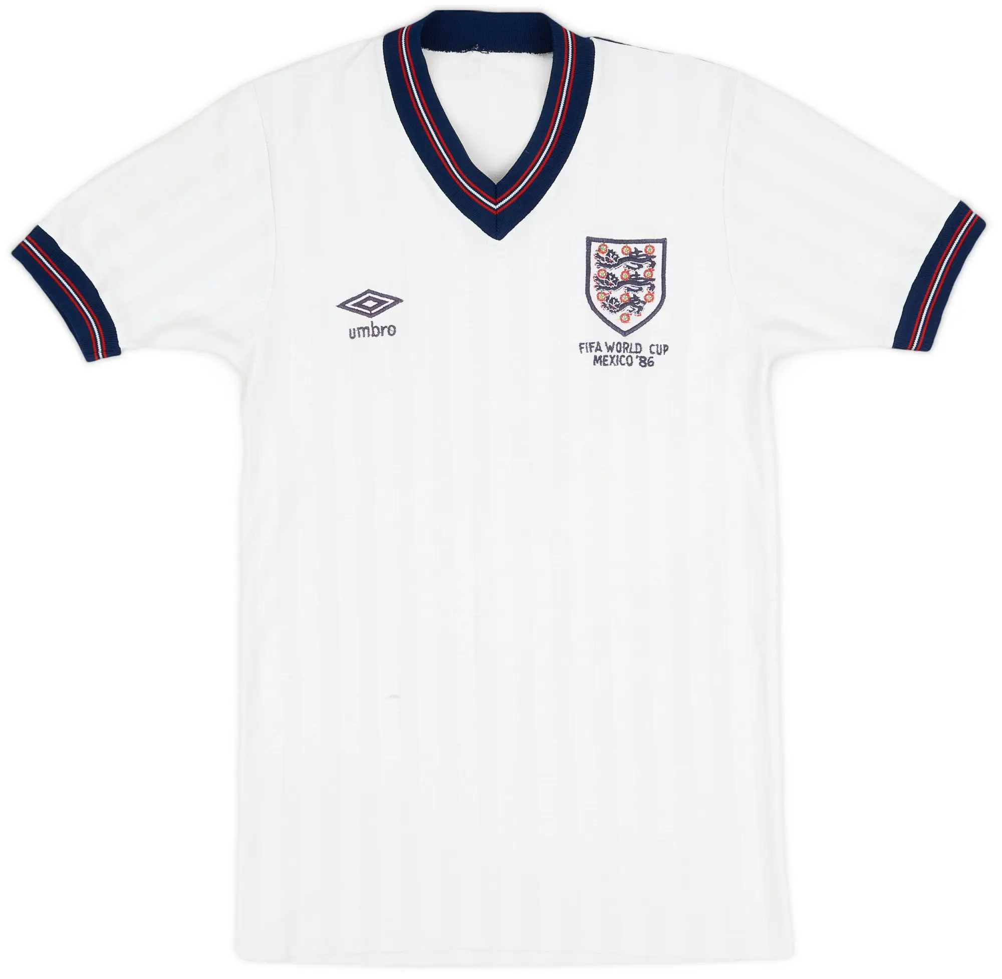 Umbro 1986 England Home Shirt - 8/10 - (S)