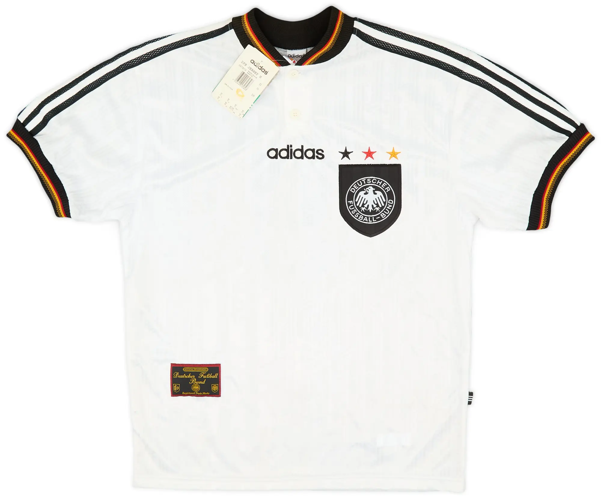 adidas 1996-98 Germany Home Shirt #9 (M)