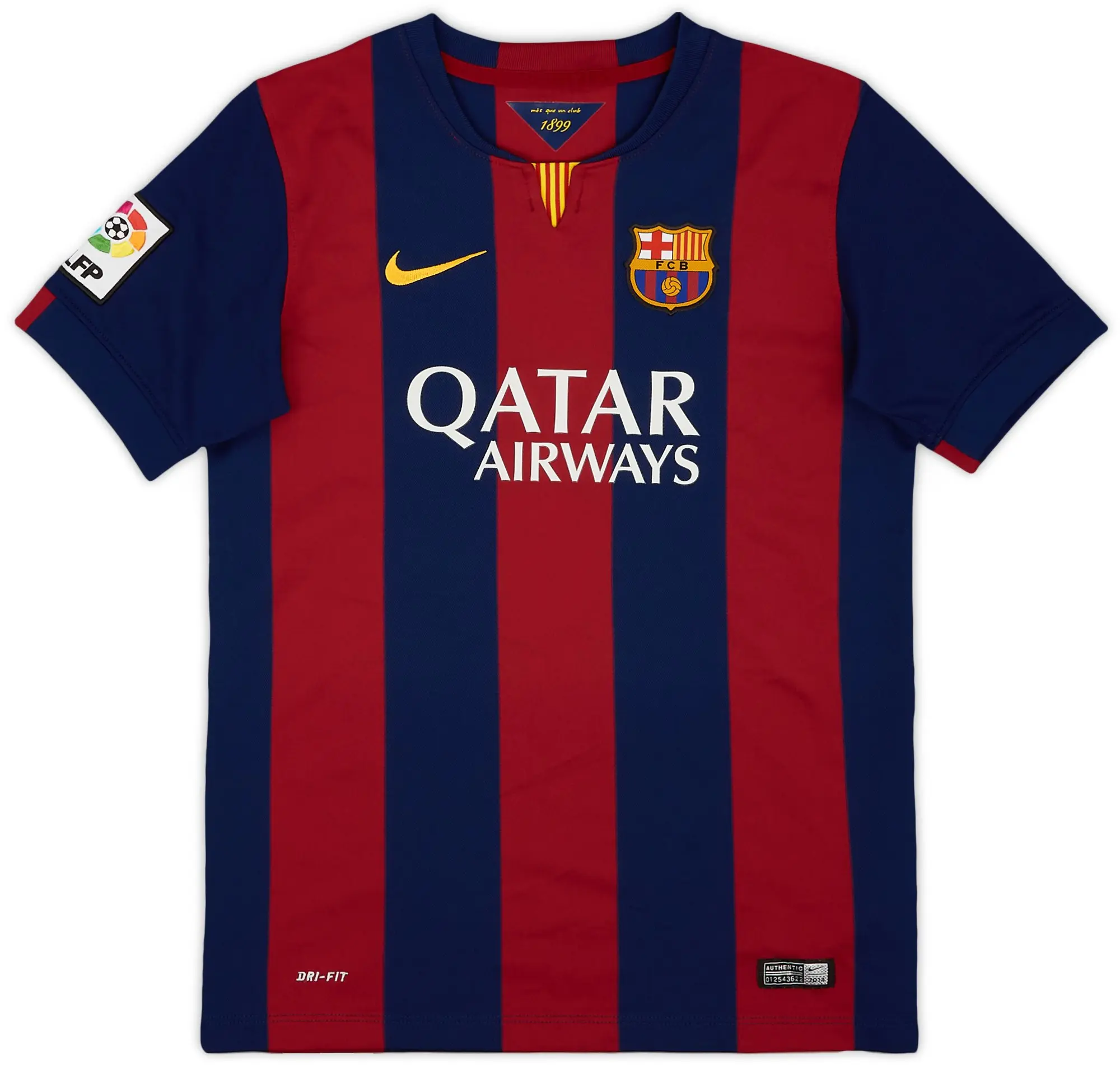 Nike 2014-15 Barcelona Home Shirt - 9/10 - (L.Boys)