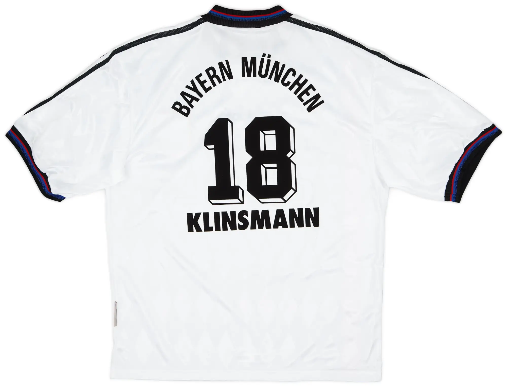 adidas 1996-98 Bayern Munich Away Shirt Klinsmann #18 (L)
