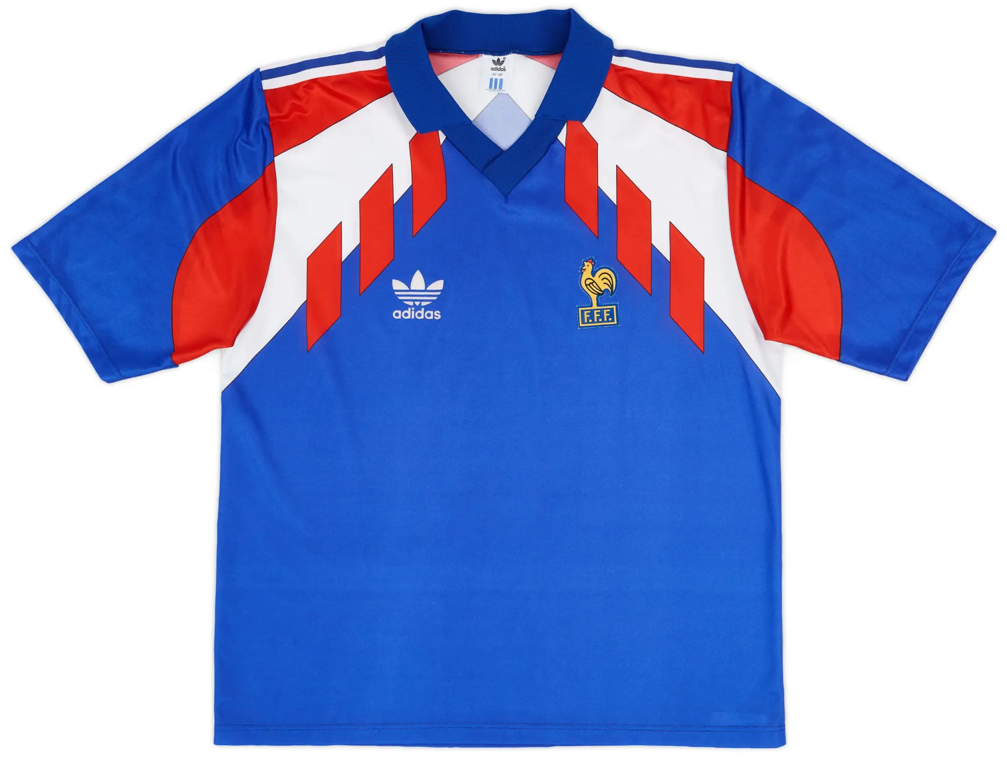 adidas 1990-92 France Home Shirt - 9/10 - (L/XL)