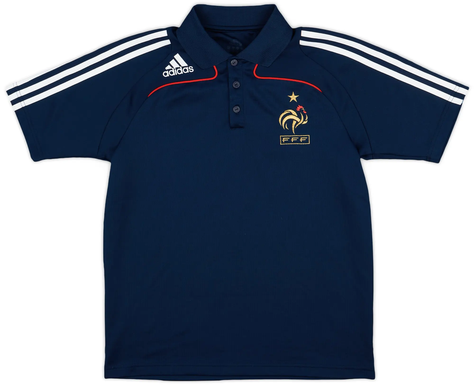 2008-09 France adidas Polo Shirt - 8/10 - (M)