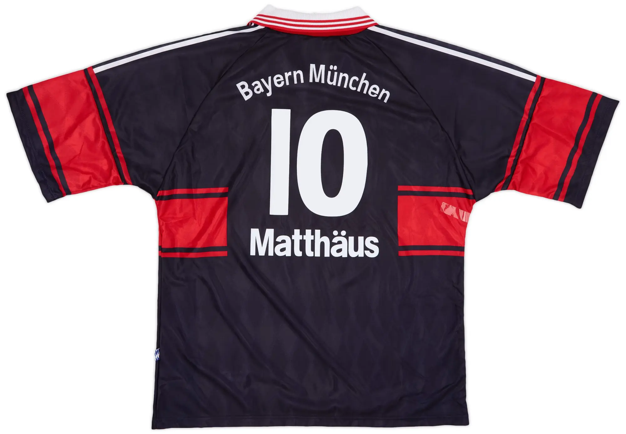 adidas 1997-99 Bayern Munich Home Shirt Matthaus #10 (XL)