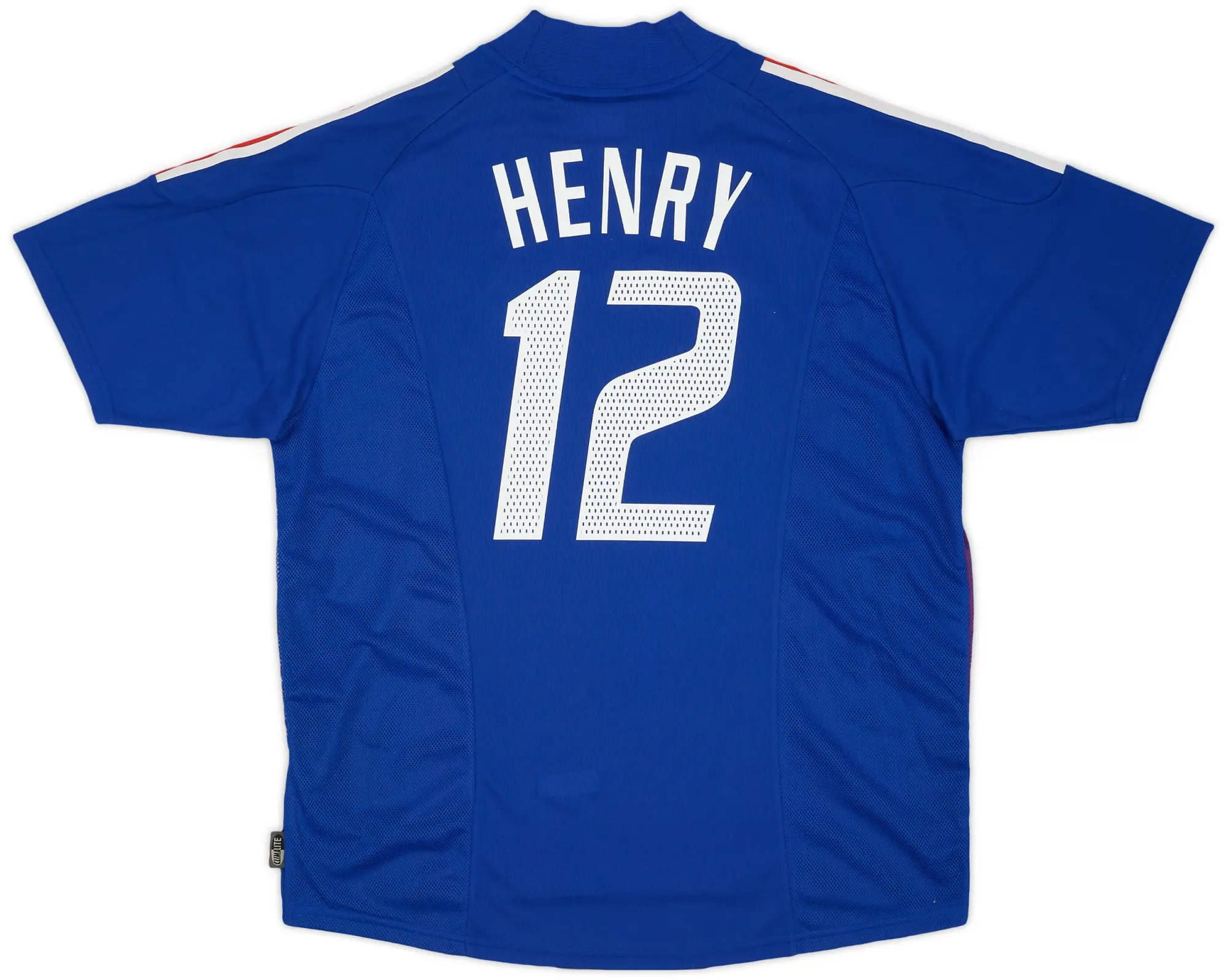 adidas 2002-04 France Home Shirt Henry #12 (XL)