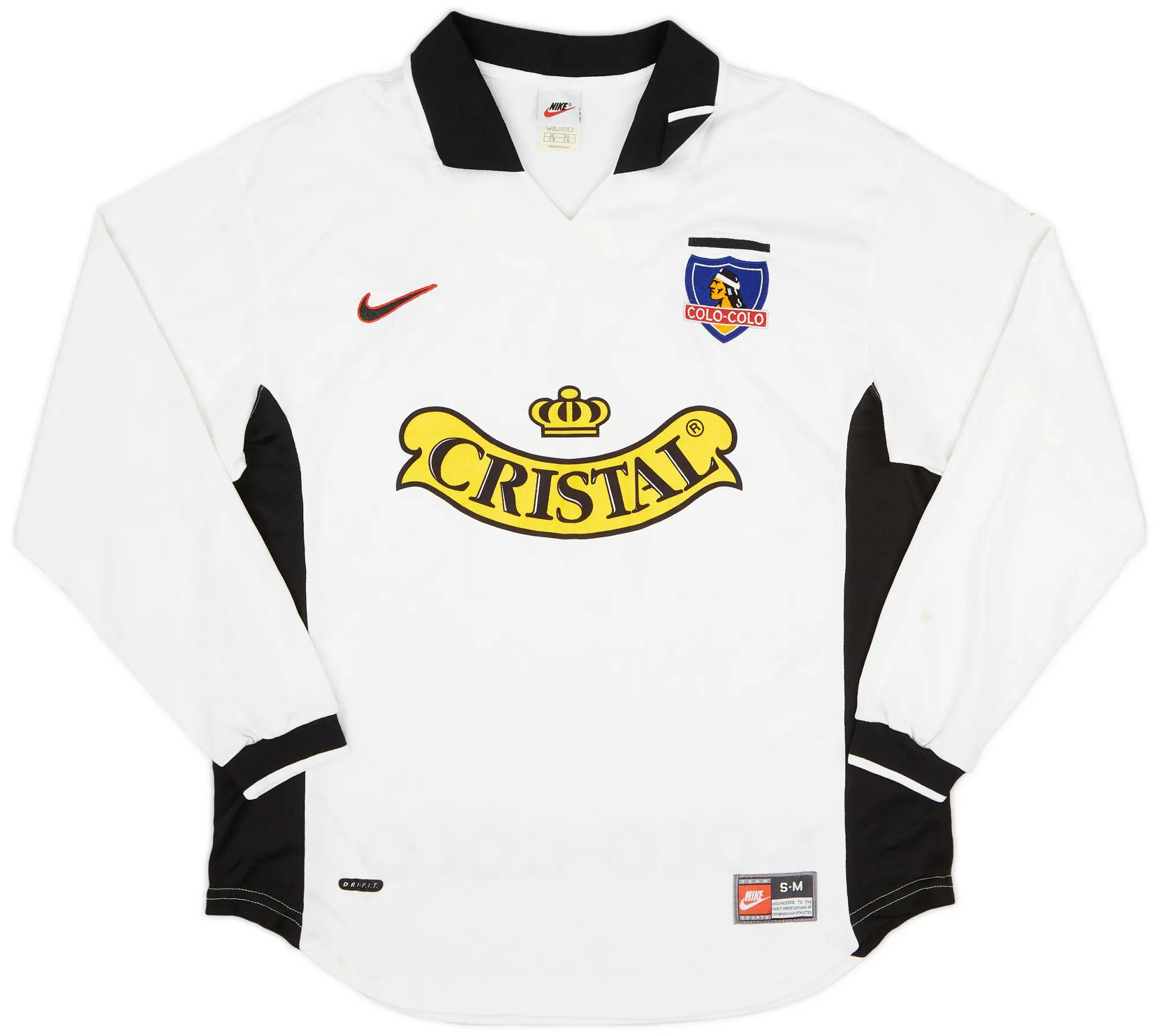 Nike 1999 Colo Colo Home L/S Shirt - 8/10 - (S/M)