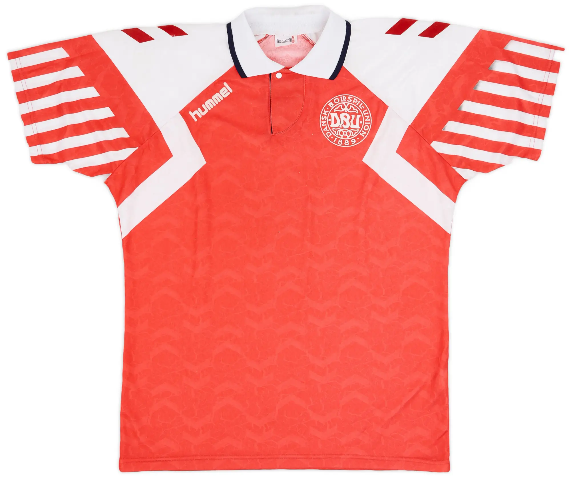 Hummel 1992-93 Denmark Home Shirt - 8/10 - (L)