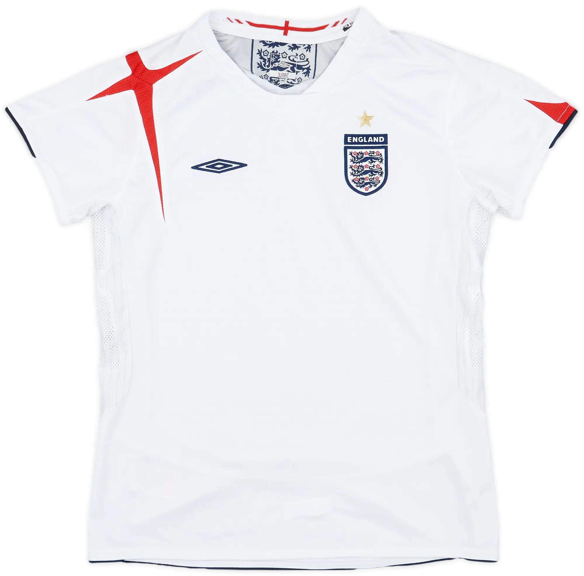 Umbro 2005-07 England Home Shirt - 9/10 - (Women's M)