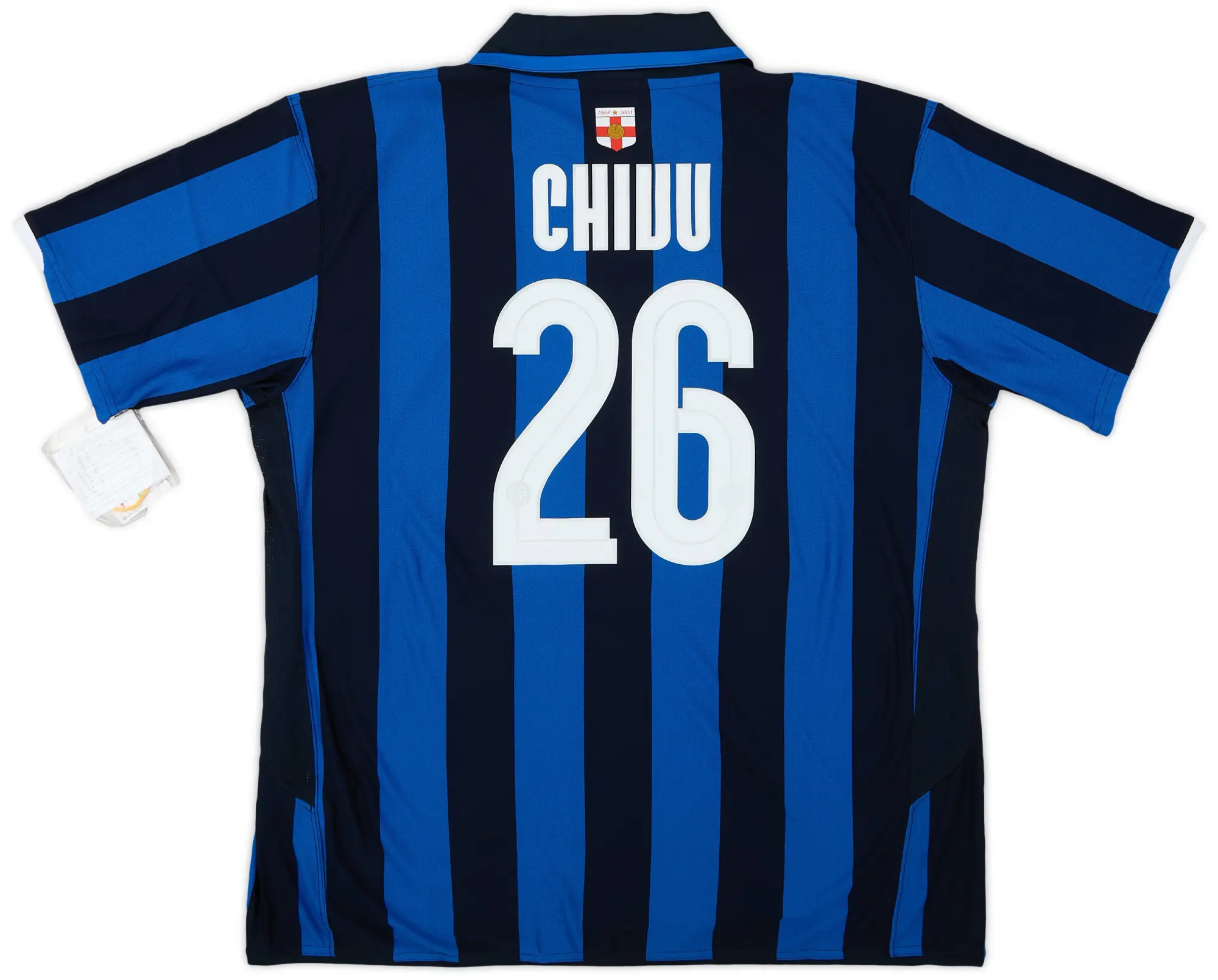 Nike 2007-08 Inter Milan Centenary Home Shirt Chivu #26 (XXL)
