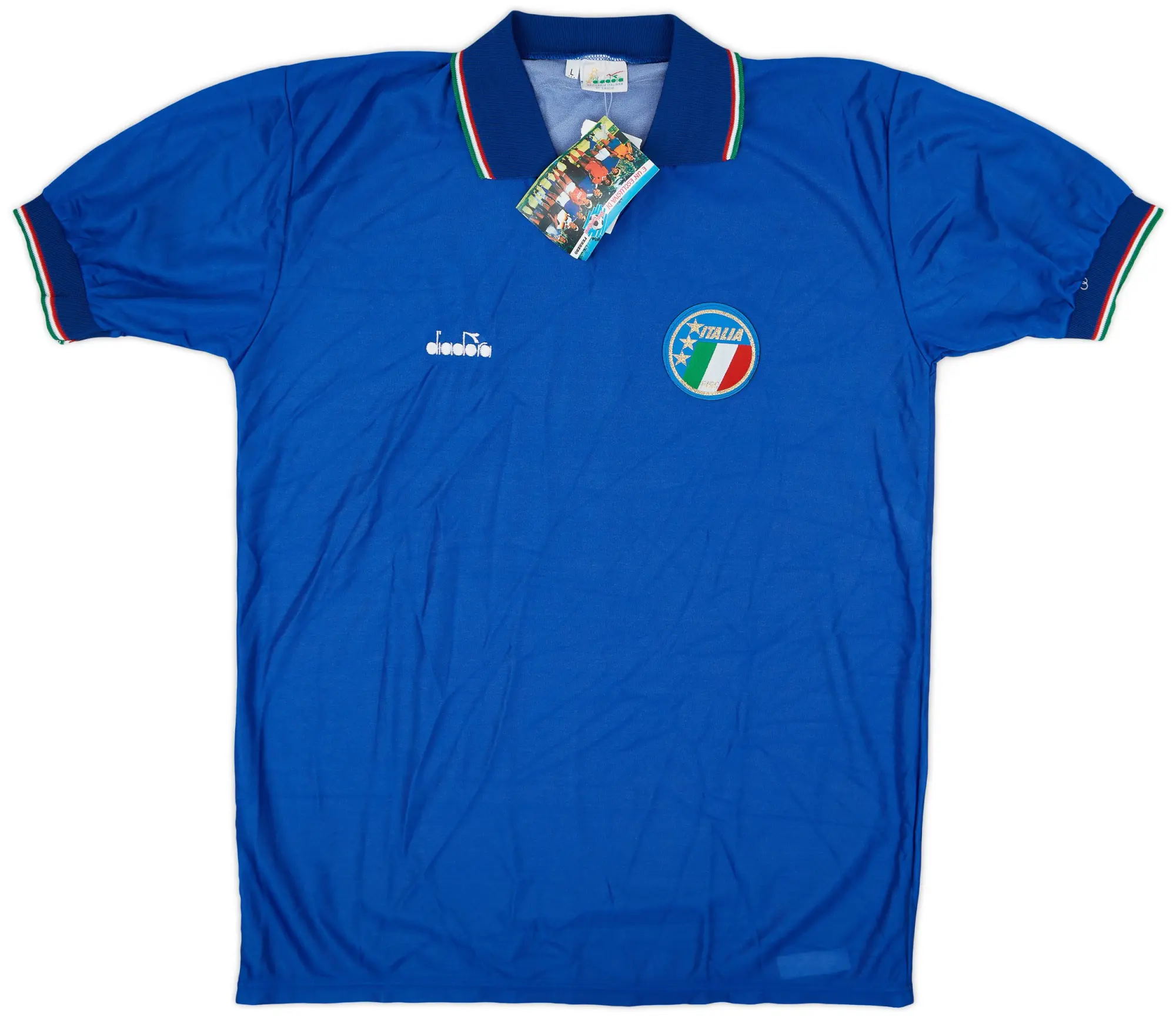 Diadora 1986-88 Italy Home Shirt (L)