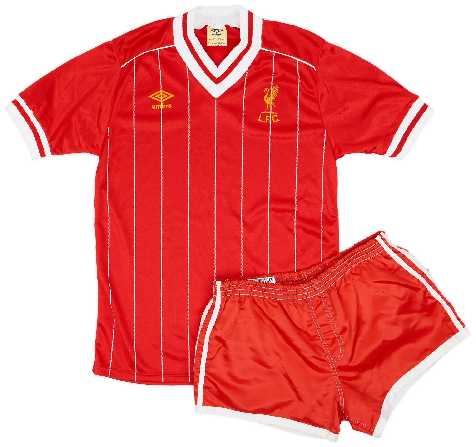 Umbro 1982 85 Liverpool Home Kit 9 10 M LIVH82845947used FOOTY.COM