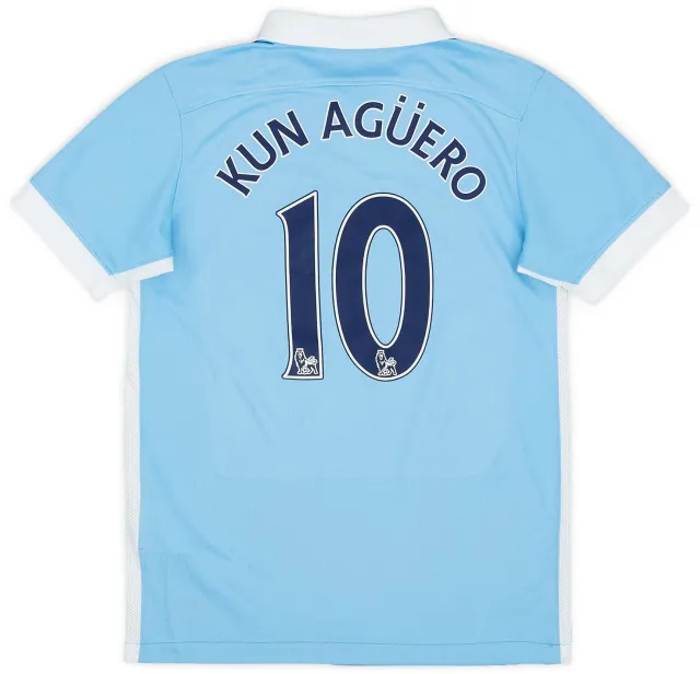 Nike Manchester City Club Home orders Kun Aguero 10