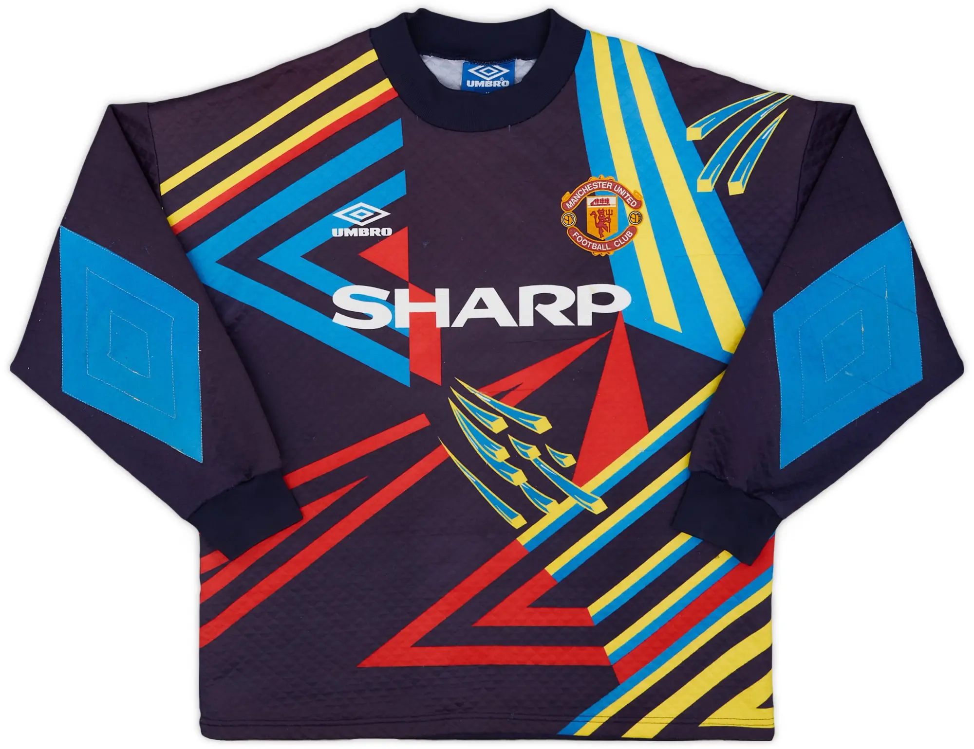 Umbro 1992-93 Manchester United GK Shirt #1 (Schmeichel) - 8/10 - (M)