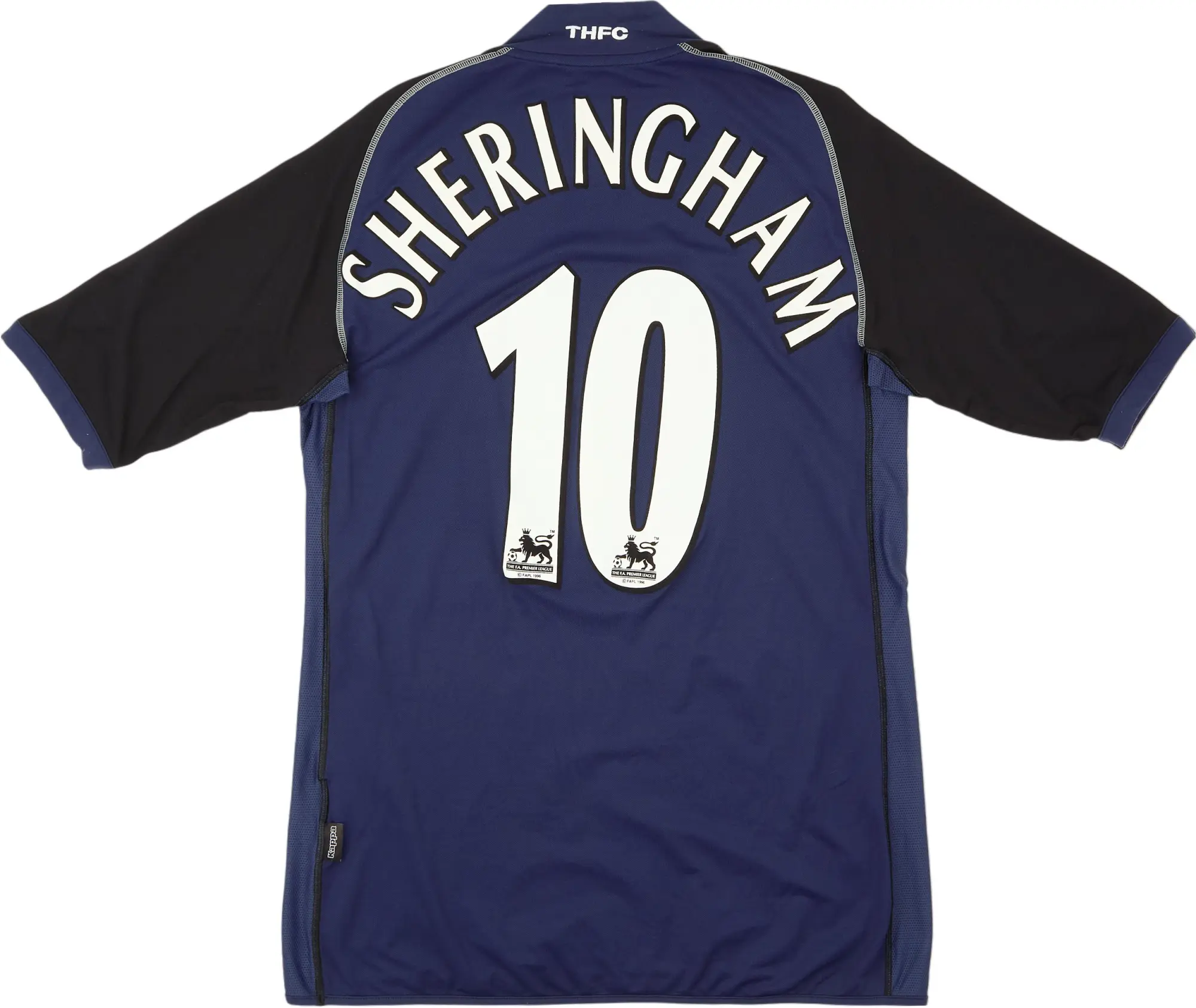 Kappa 2002-03 Tottenham Away Shirt Sheringham #10 - 8/10 - (L)