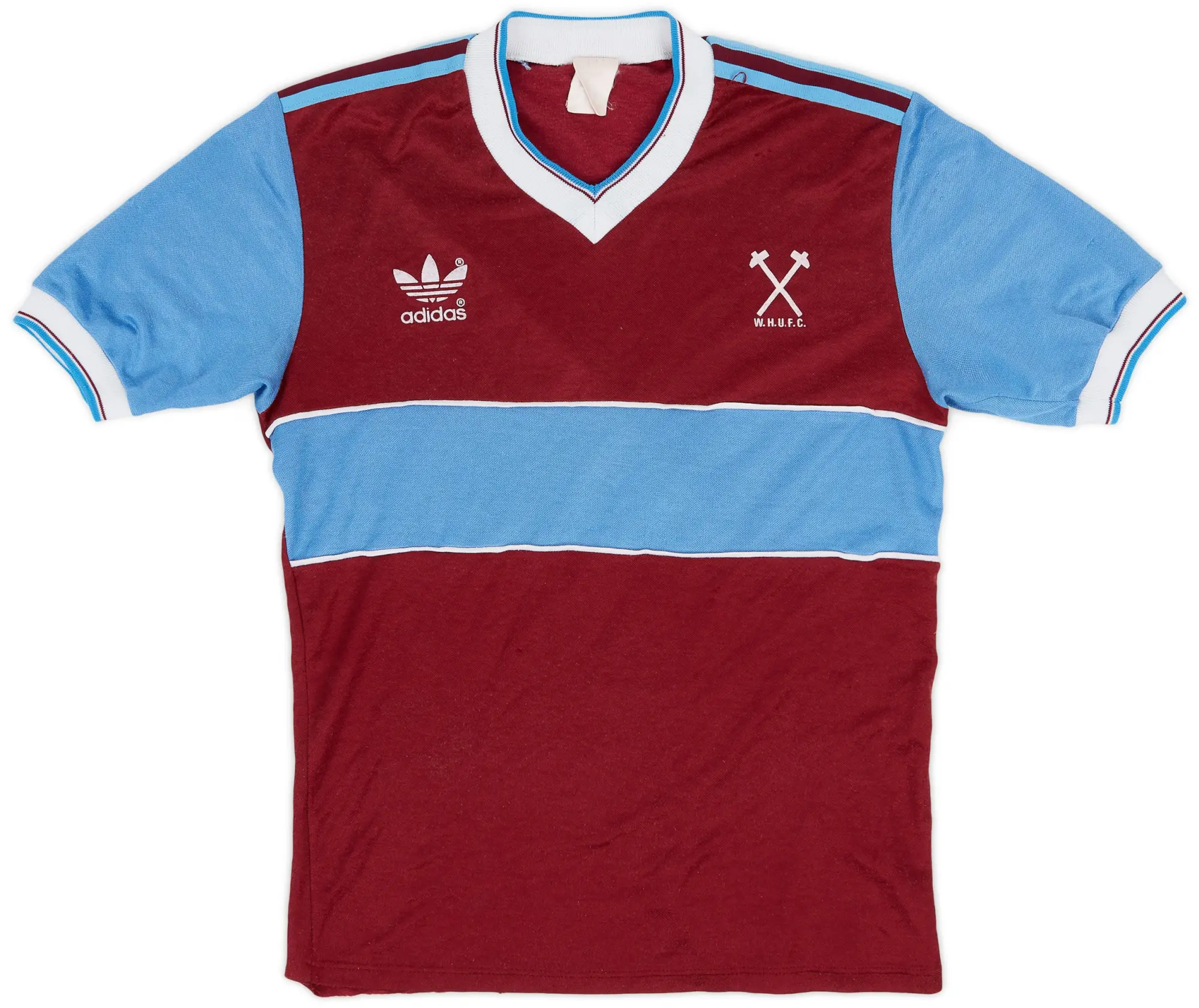 adidas 1983-85 West Ham Home Shirt - 8/10 - (M)