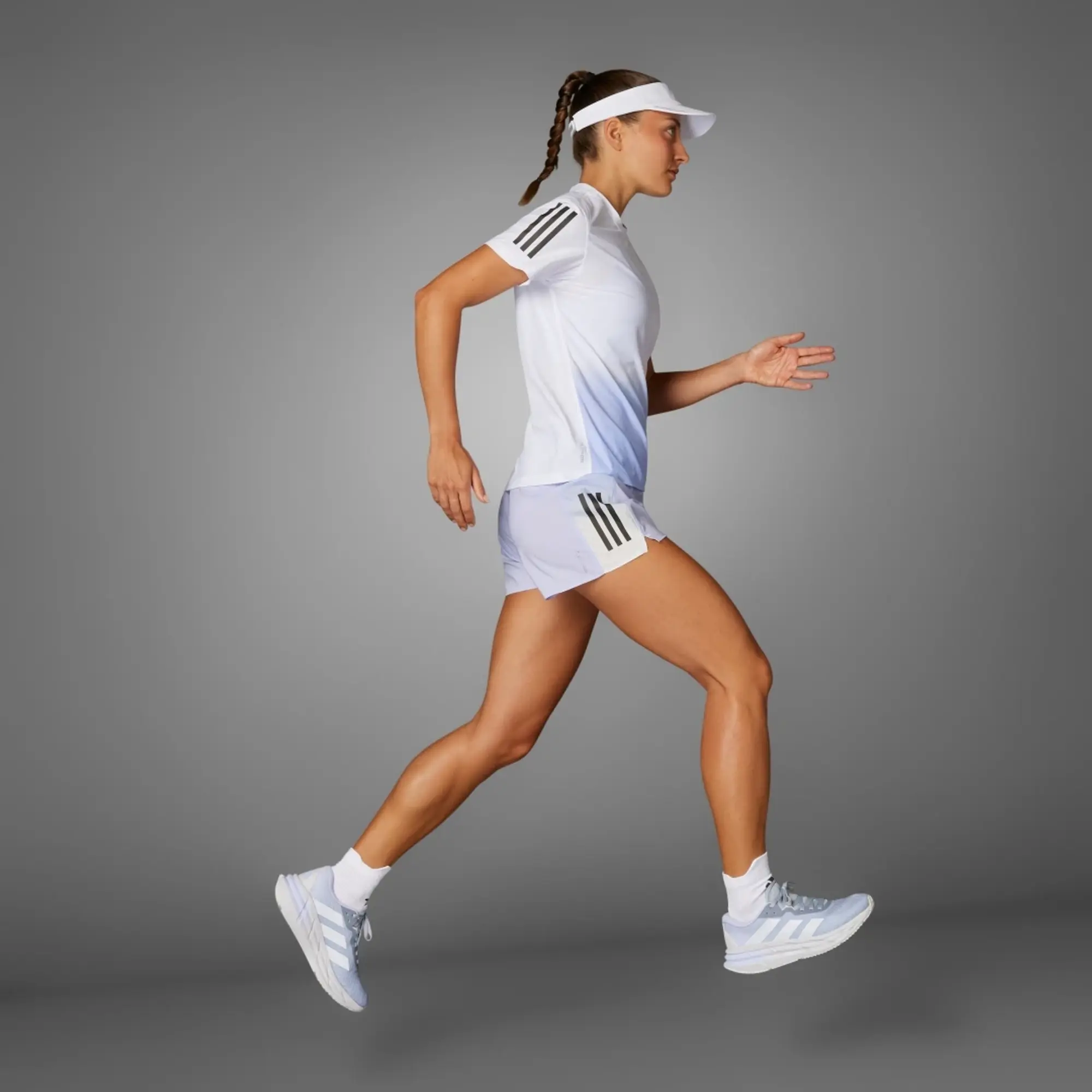 adidas Women Own the Run CLIMACOOL Colorblock Tee
