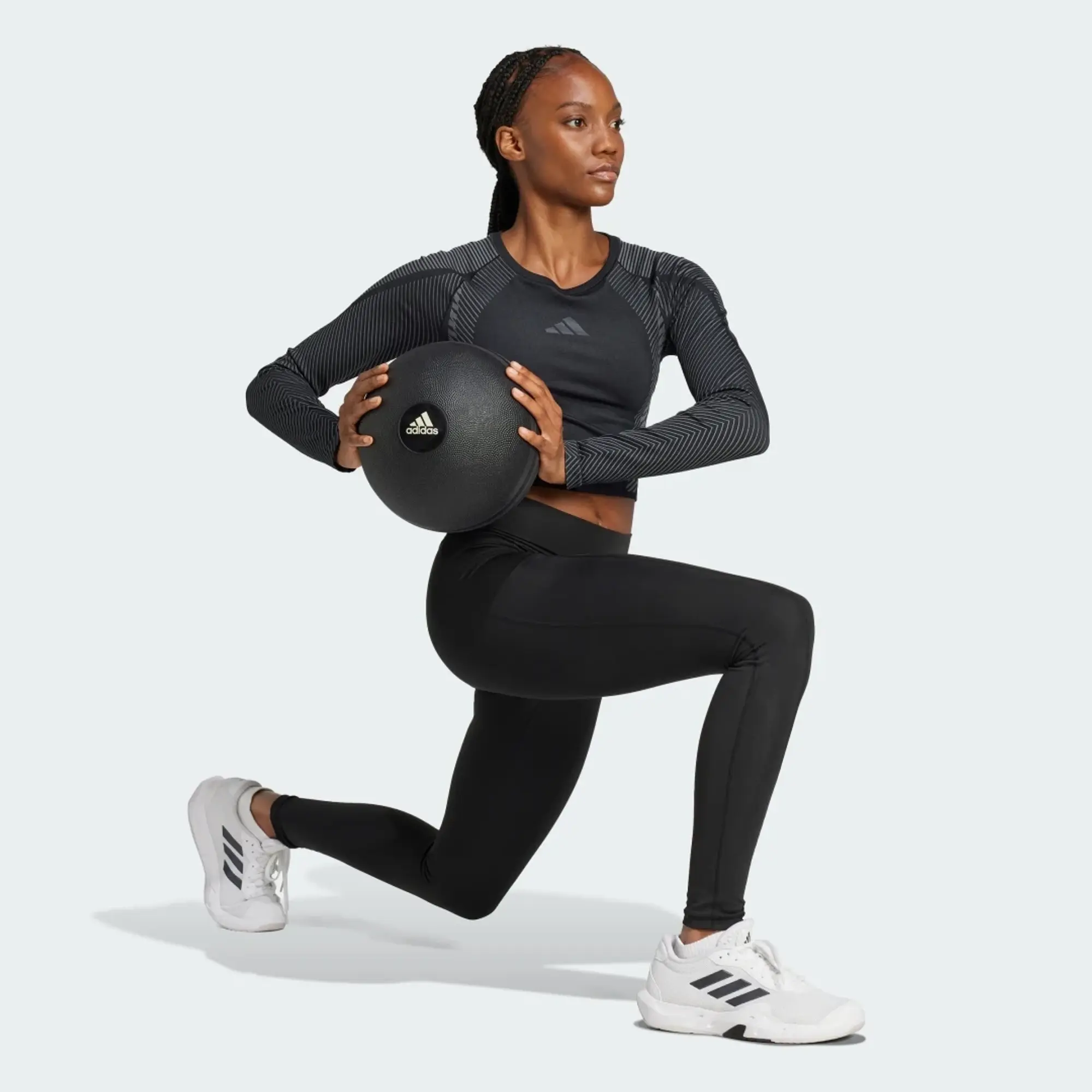adidas Seamless Knitted Long Sleeve Long-Sleeve Top