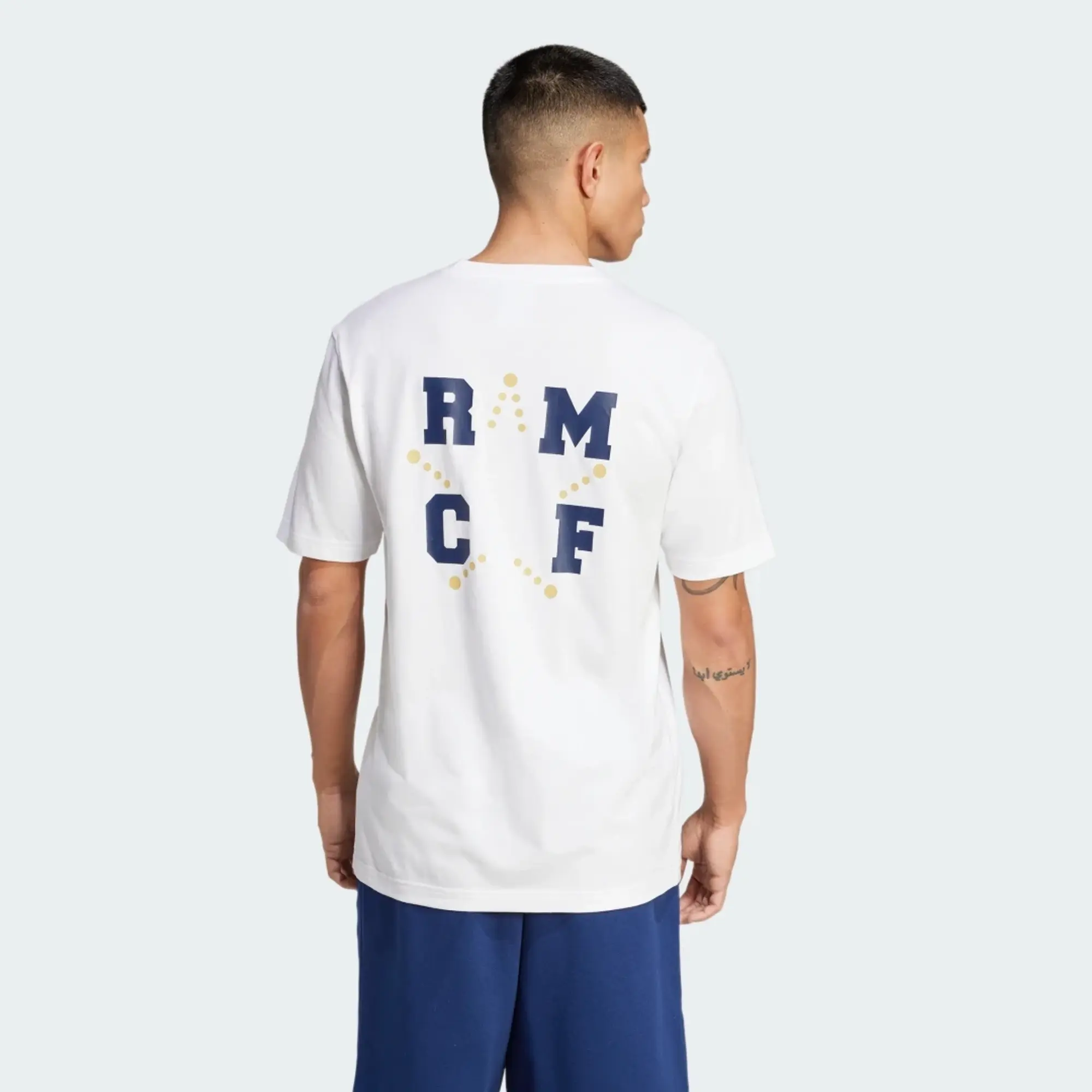 Adidas Originals Real Madrid Vrct Tee In White