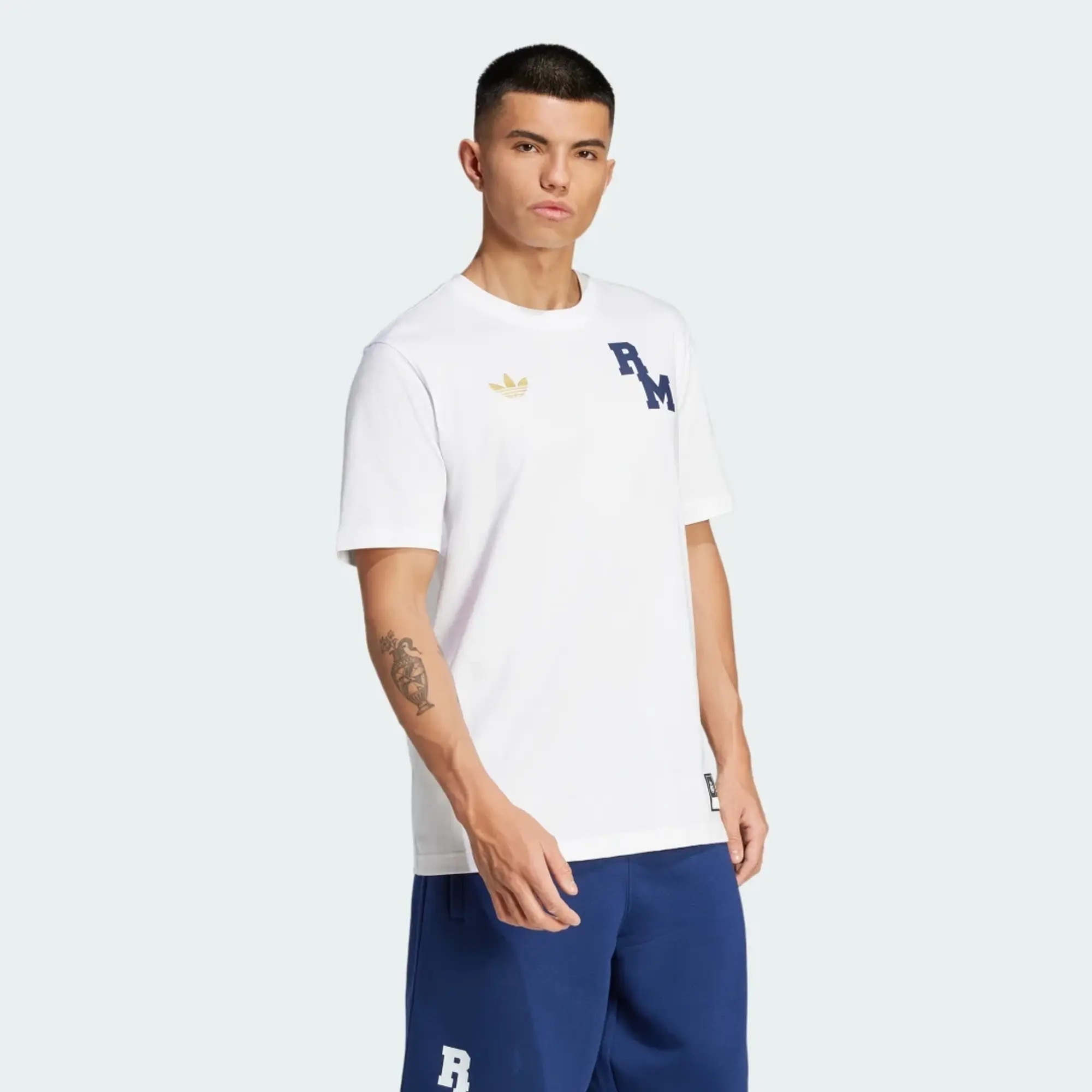 Adidas Originals Real Madrid Vrct Tee In White