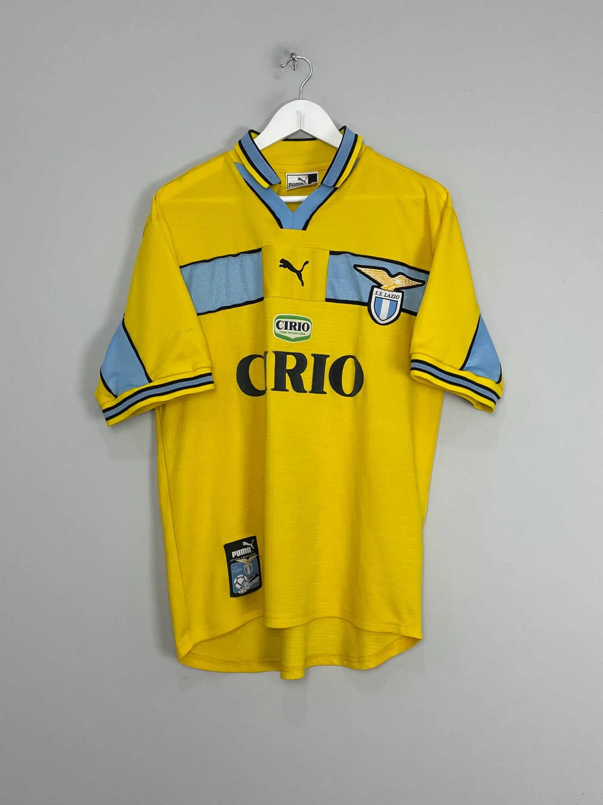 S.S. Lazio イエローシャツ Puma製 未使用 1998/99 LAZIO AWAY SHIRT (M) PUMA | 828569_15 | FOOTY.COM