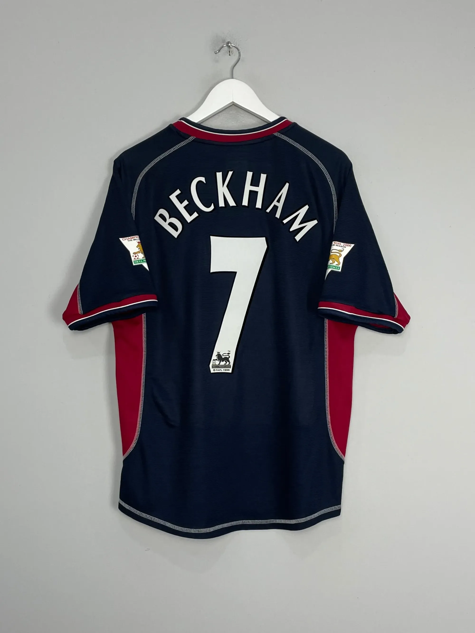 2000/01 MANCHESTER UNITED BECKHAM #7 THIRD SHIRT (L) UMBRO