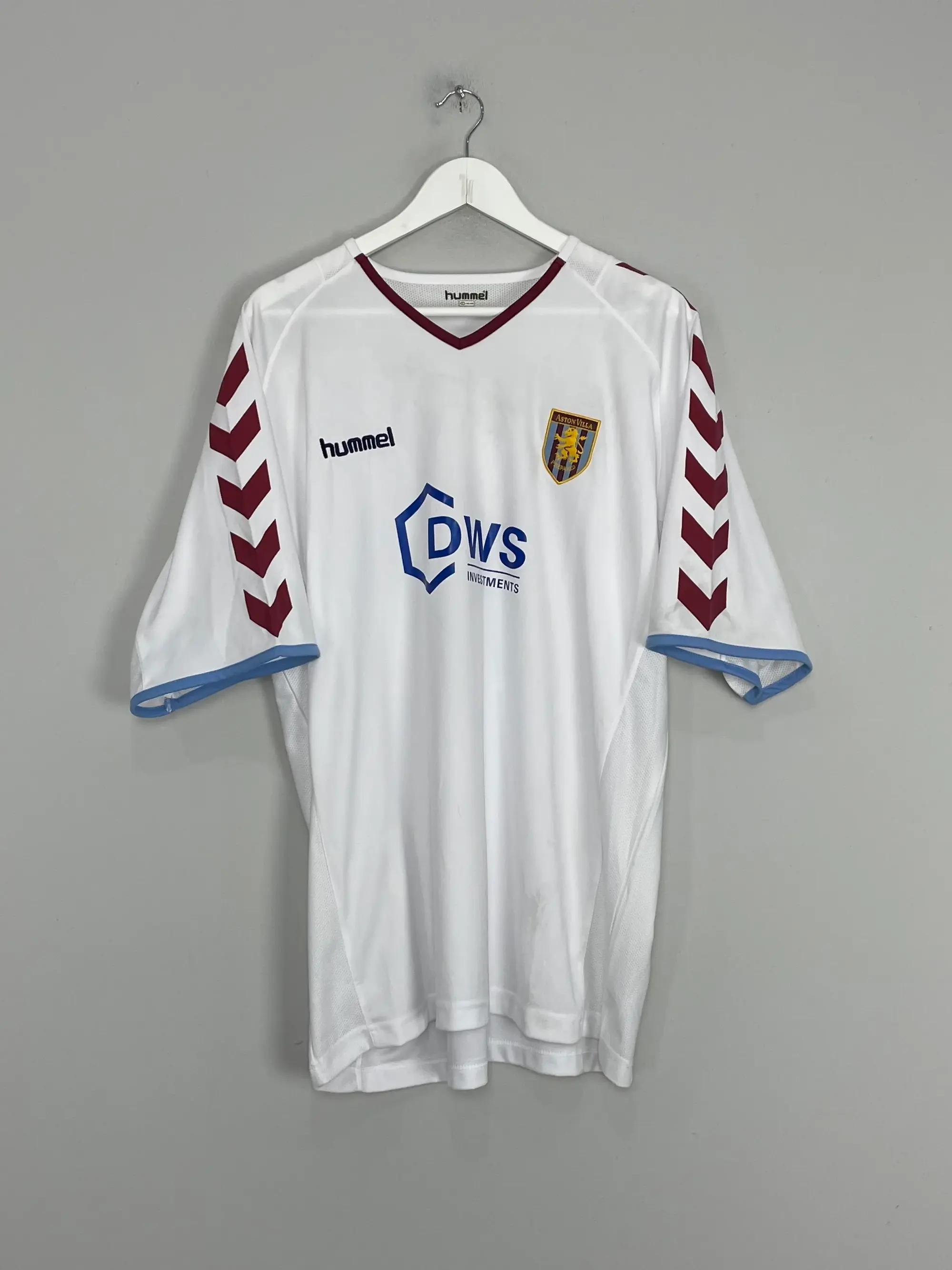 2004/05 ASTON VILLA SOLANO #11 AWAY SHIRT (XXL) HUMMEL