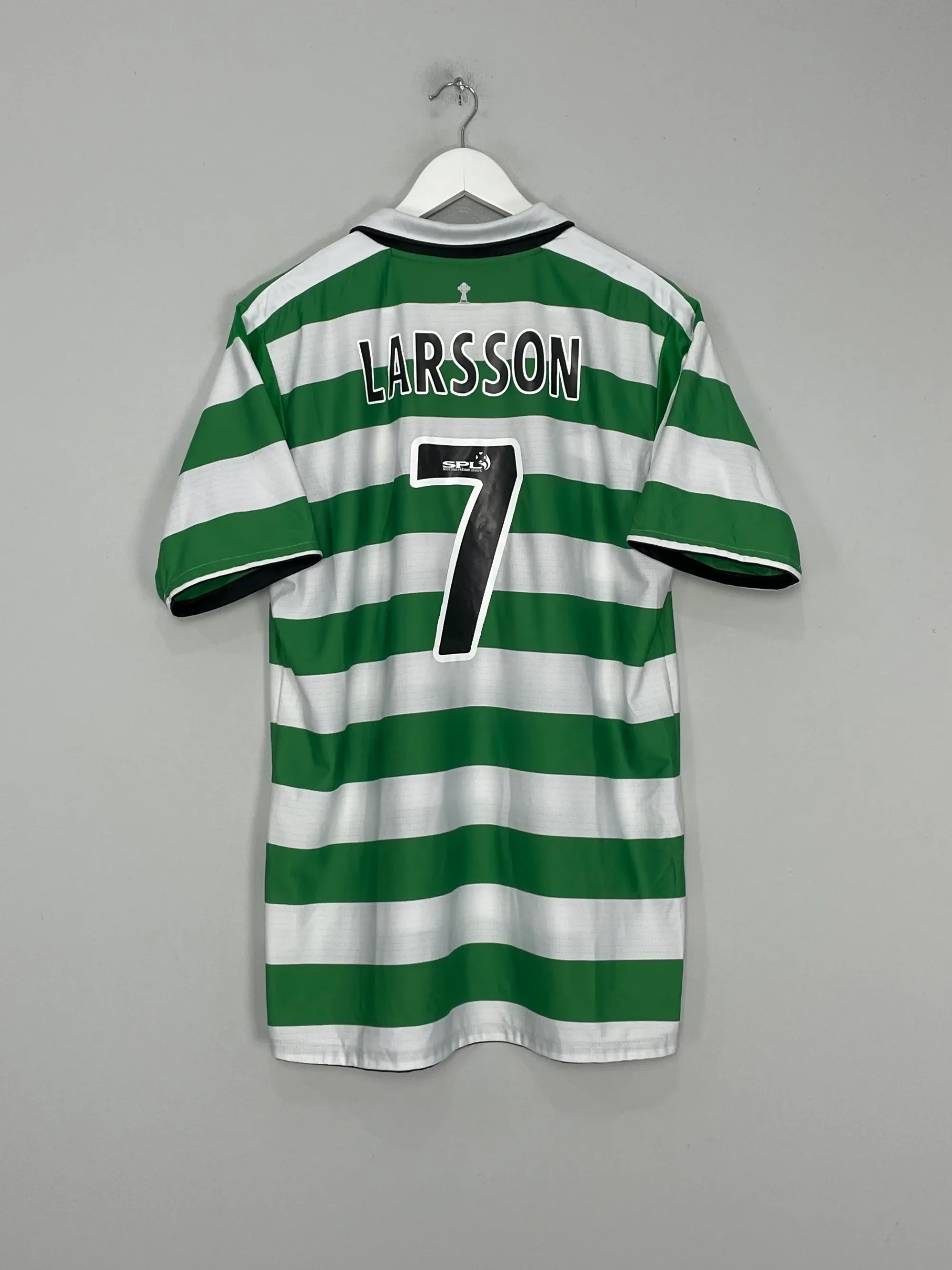 2004/05 CELTIC LARSSON #7 HOME SHIRT (L) UMBRO | 83005769-97603