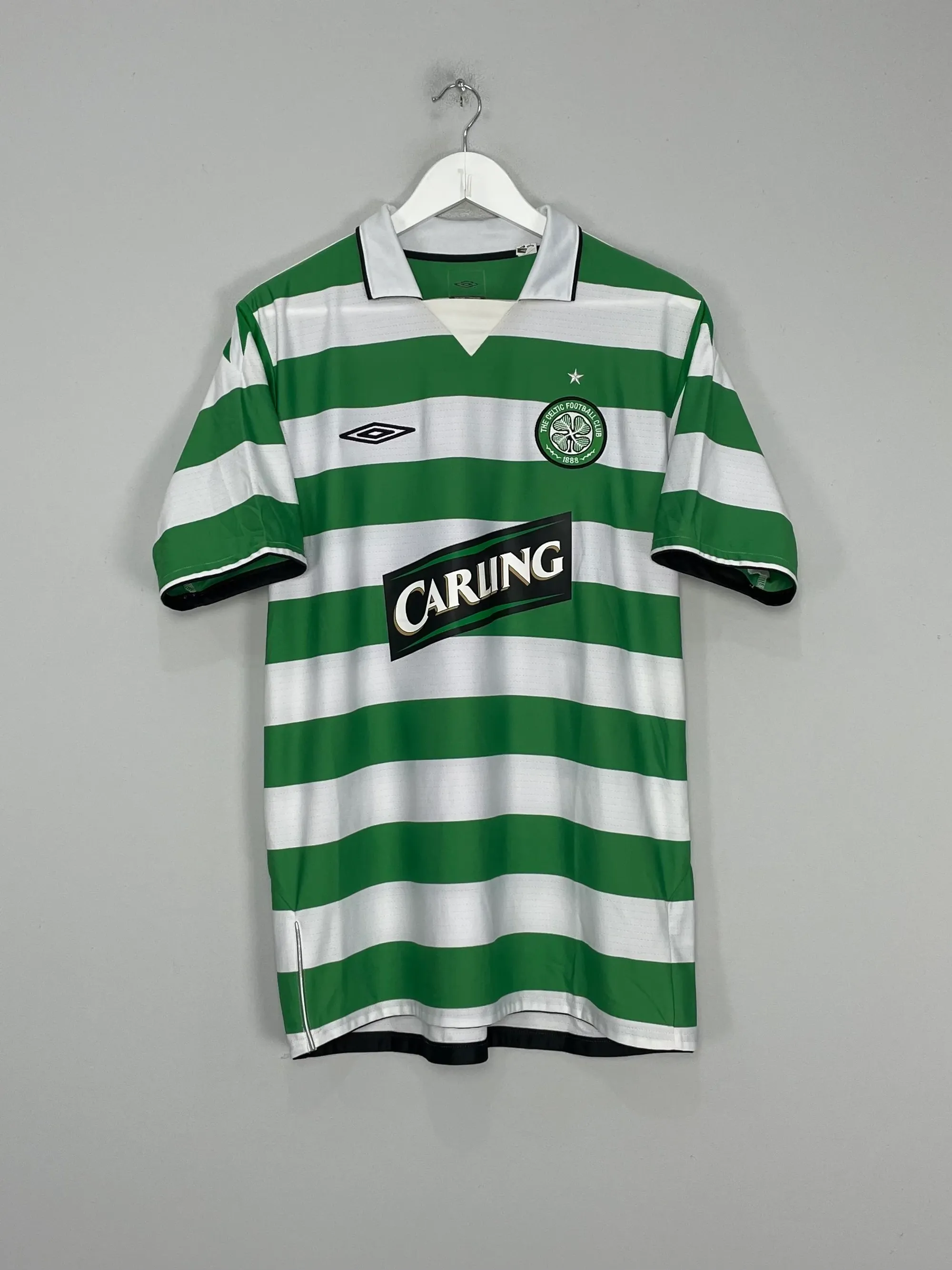 2004/05 CELTIC LARSSON #7 HOME SHIRT (L) UMBRO | 83005769-97603