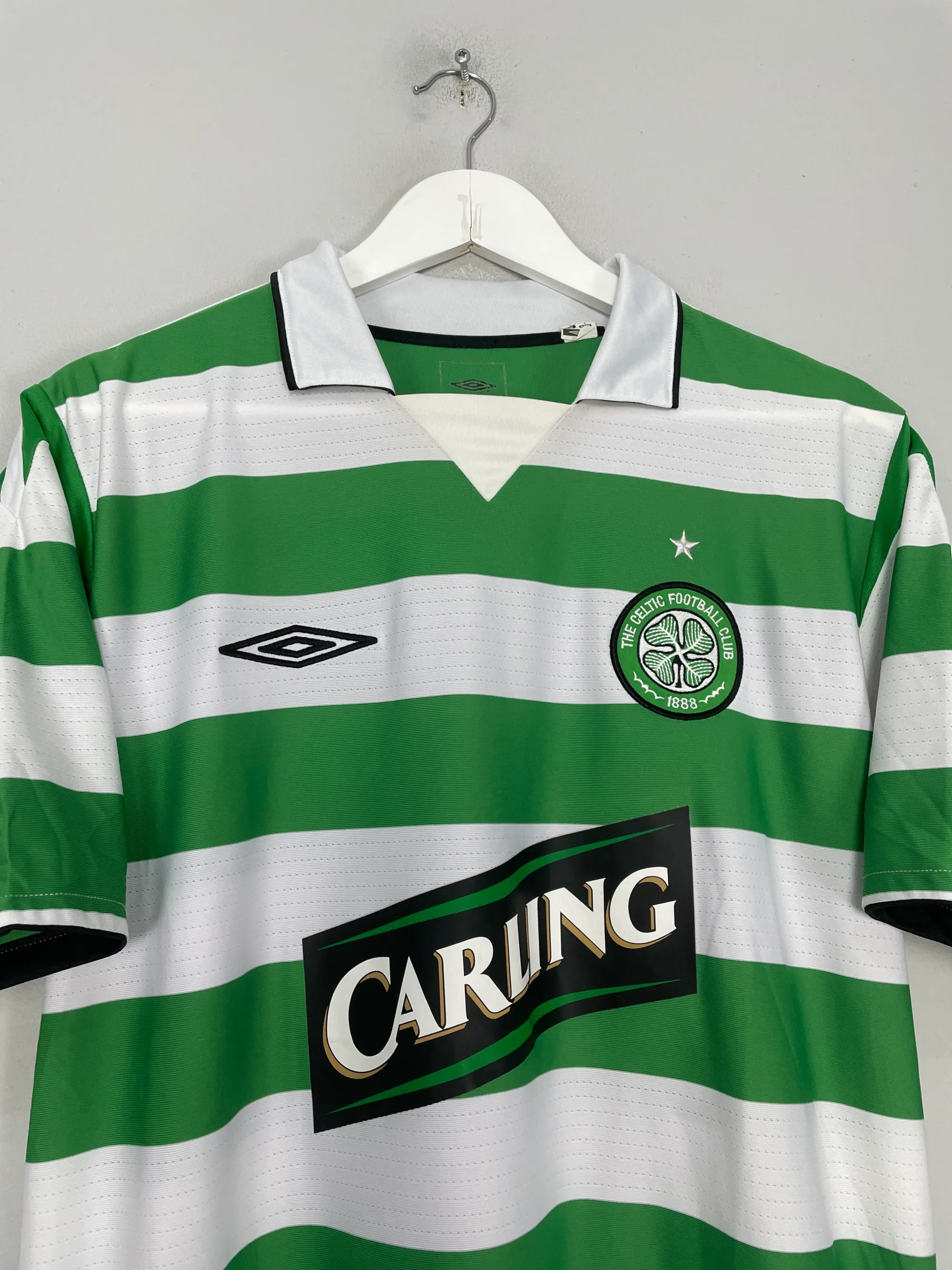 2004/05 CELTIC LARSSON #7 HOME SHIRT (L) UMBRO | 83005769-97603